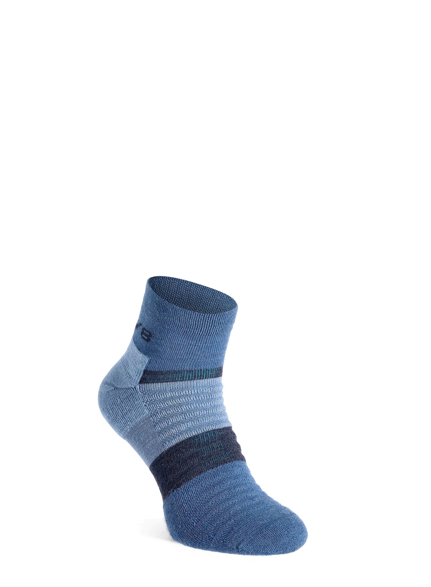 Pohodniške nogavice Inov-8 Merino Mid Sock - navy melange