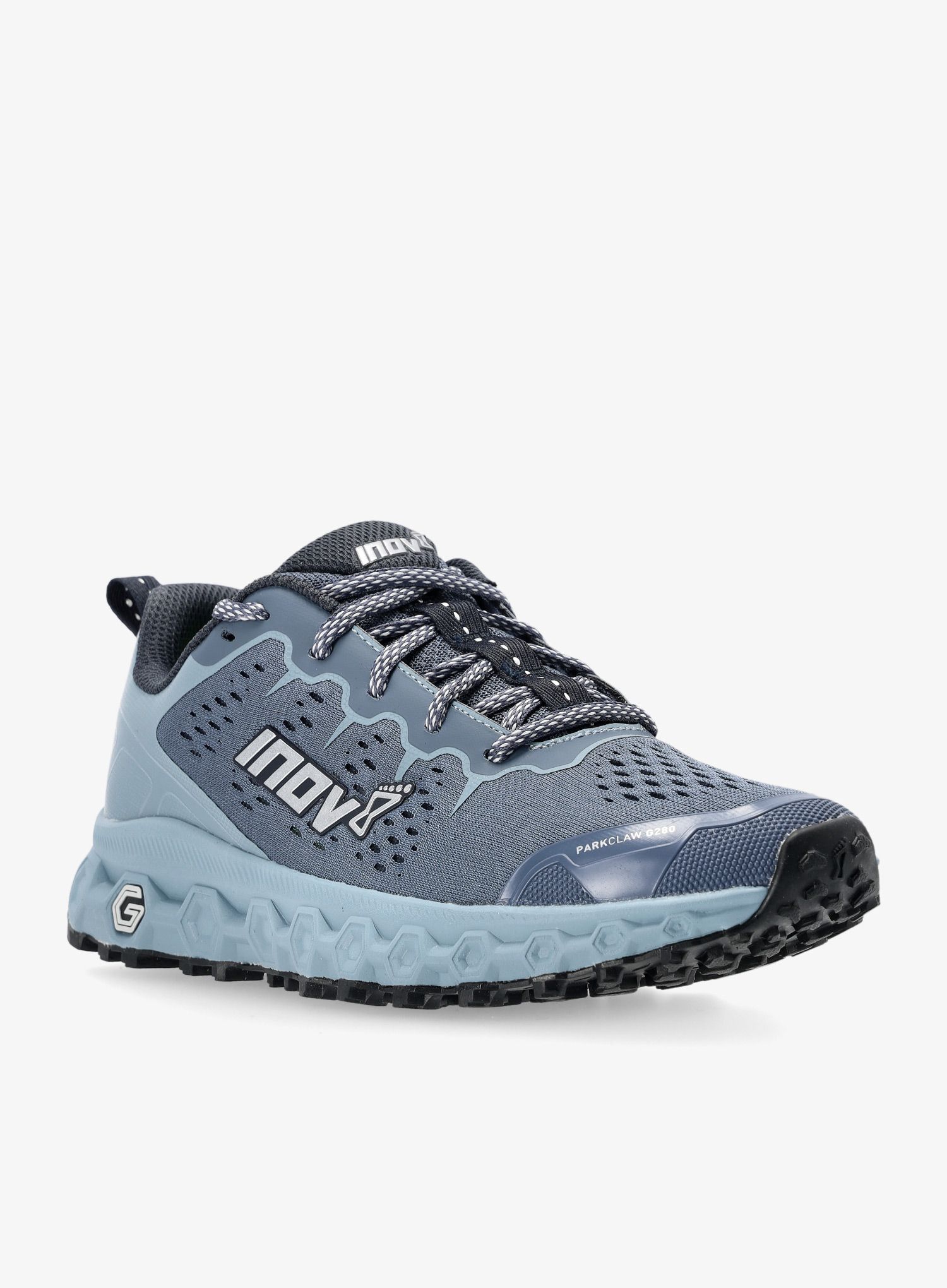 Ženski tekaški čevlji Inov-8 Parkclaw G 280 - blue grey/light blue