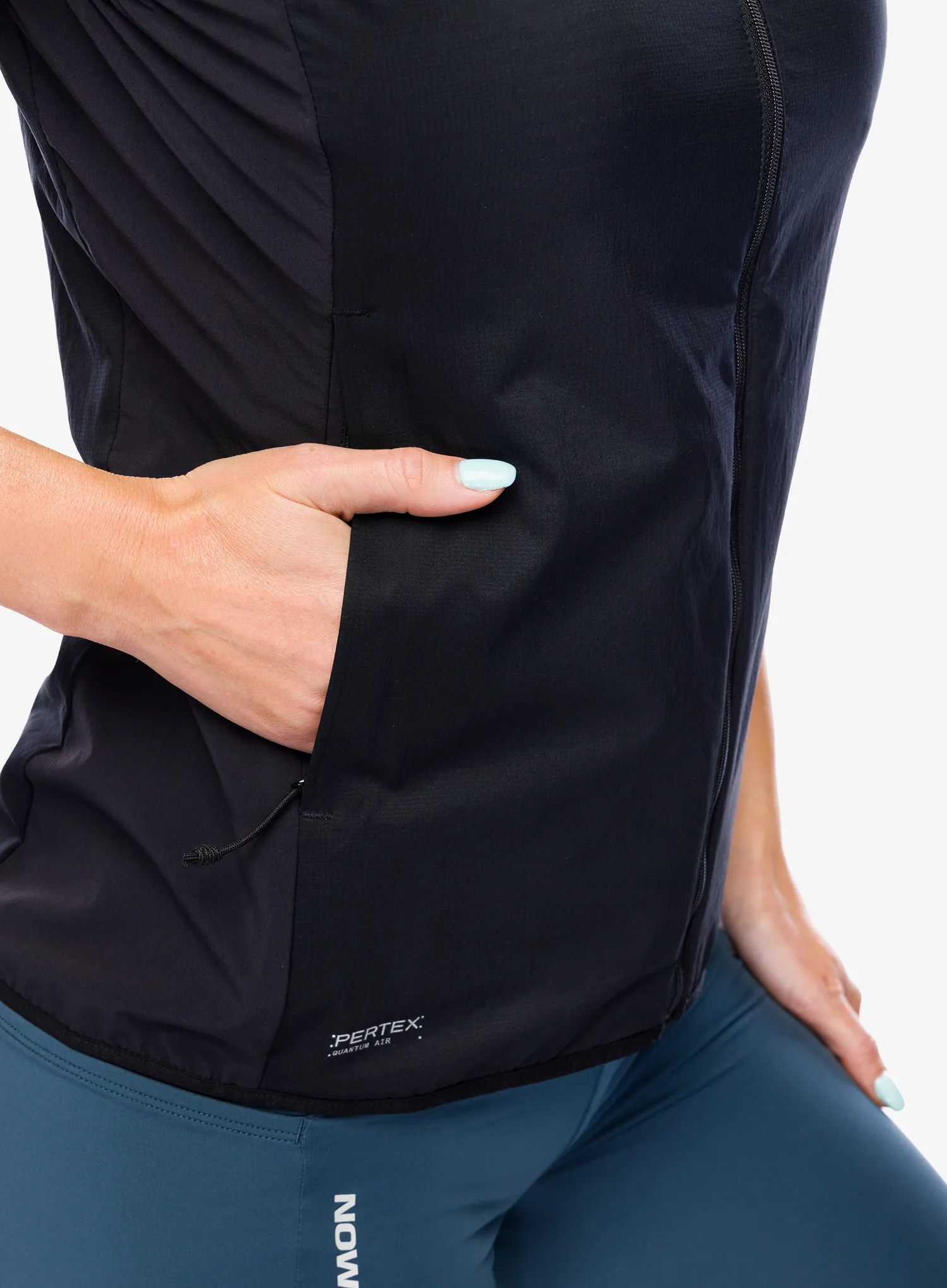 Ženski brezrokavnik Inov-8 Performance Hybrid Gilet - black/black