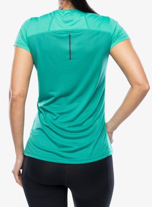 Ženska majica Inov-8 Performance Short Sleeve - aqua/dark aqua