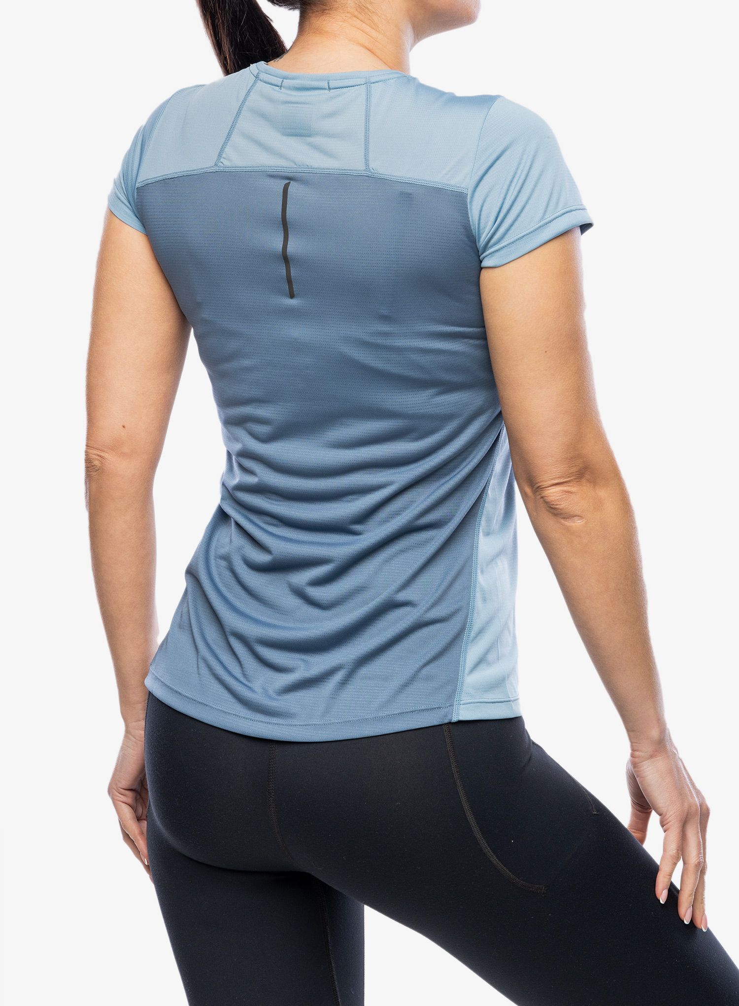Ženska tekaška majica Inov-8 Performance Short Sleeve - blue grey/slate