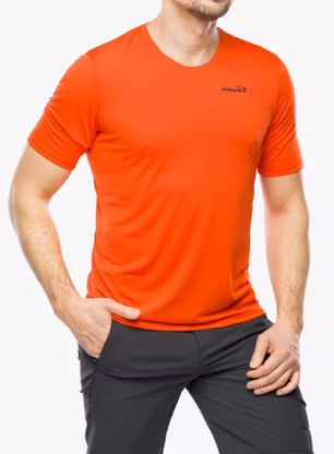 Majica za tek Inov-8 Performance Short Sleeve - fiery red/red