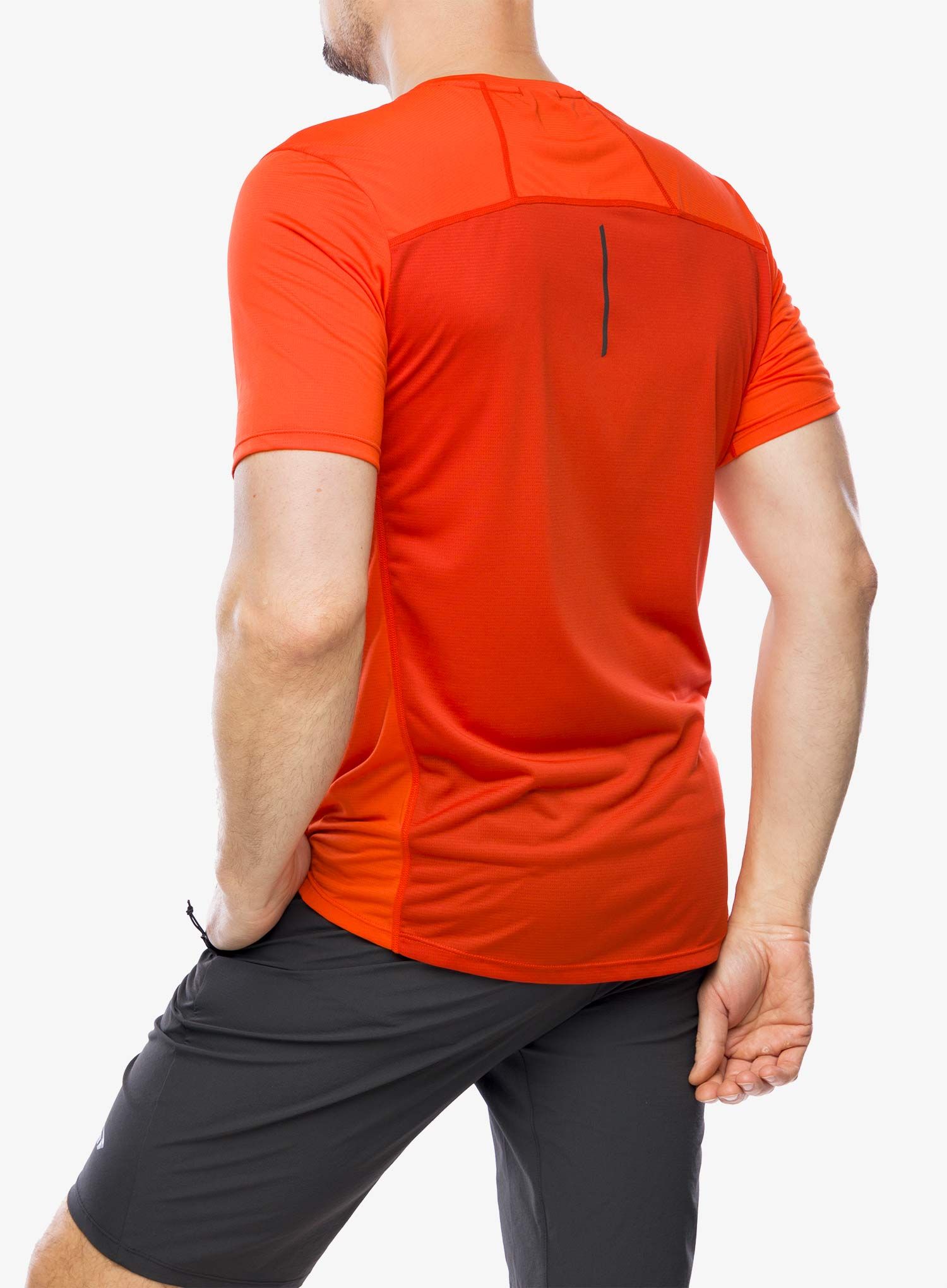 Majica za tek Inov-8 Performance Short Sleeve - fiery red/red