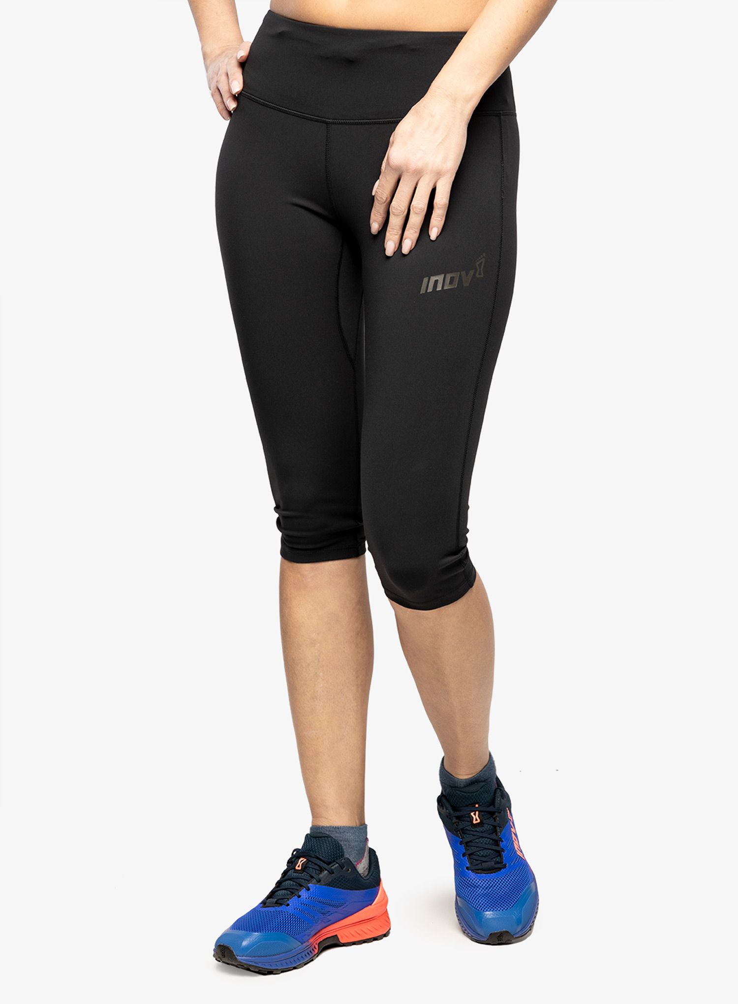 Ženske tekaške pajkice Inov-8 Race Elite 3/4 Tight - black