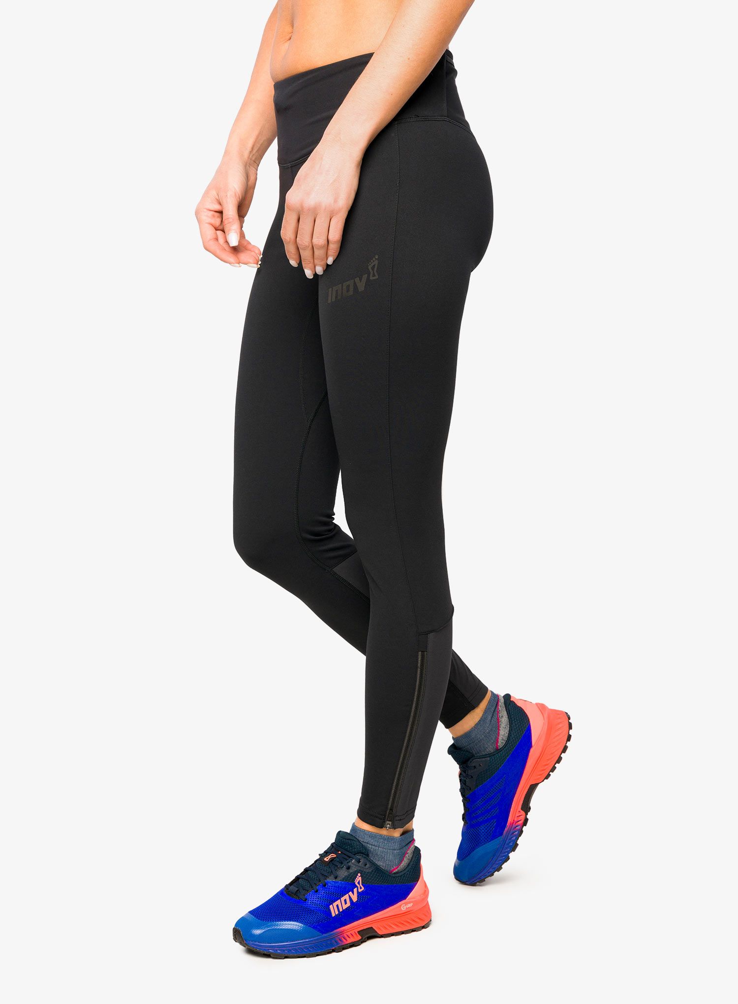 Ženske tekaške pajkice Inov-8 Race Elite Tight - black/black