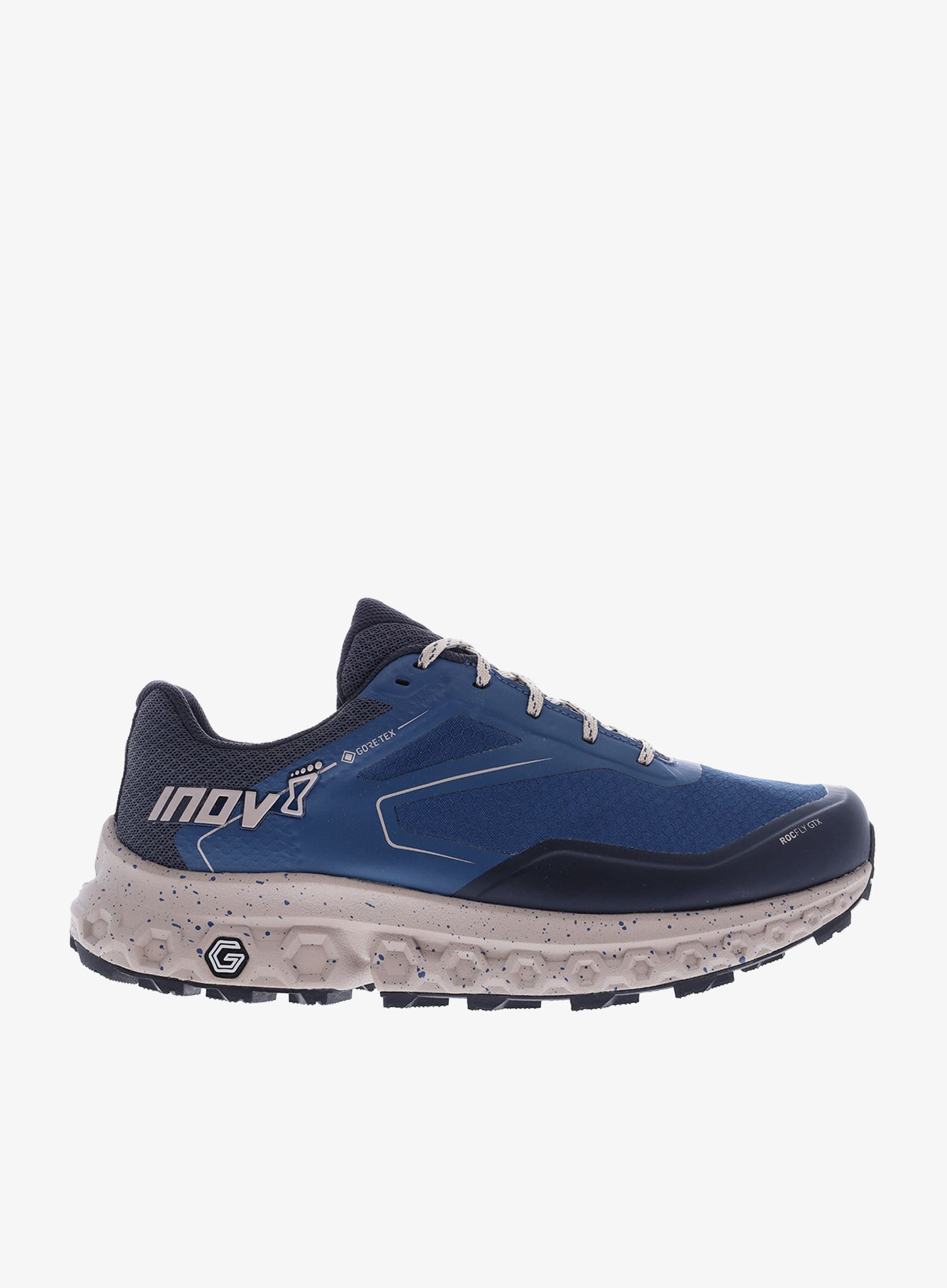 Pohodniški čevlji Inov-8 RocFly G 350 GTX - blue/navy/taupe