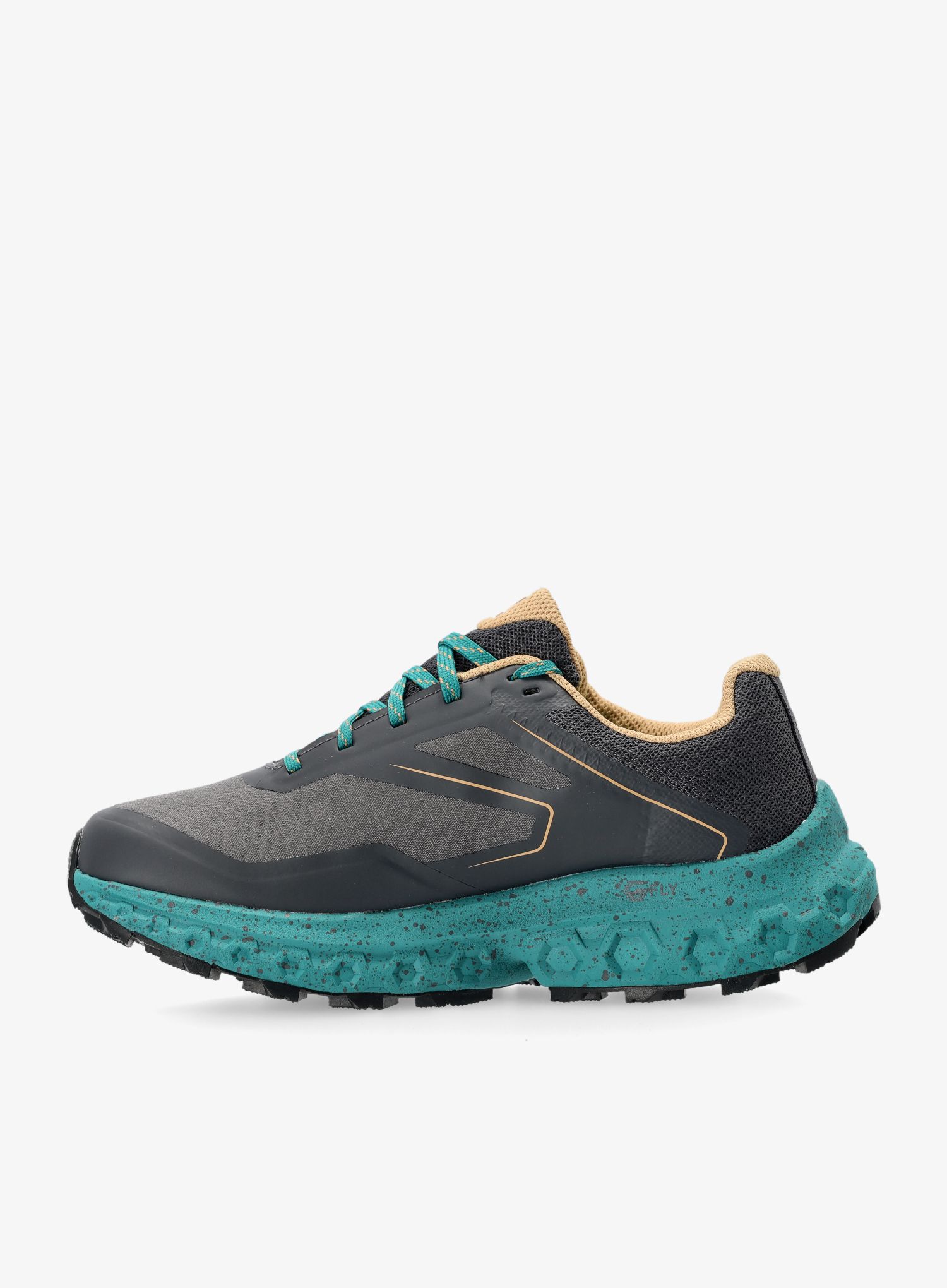 Ženski pohodniški čevlji Inov-8 RocFly G 350 GTX - slate/teal/sand