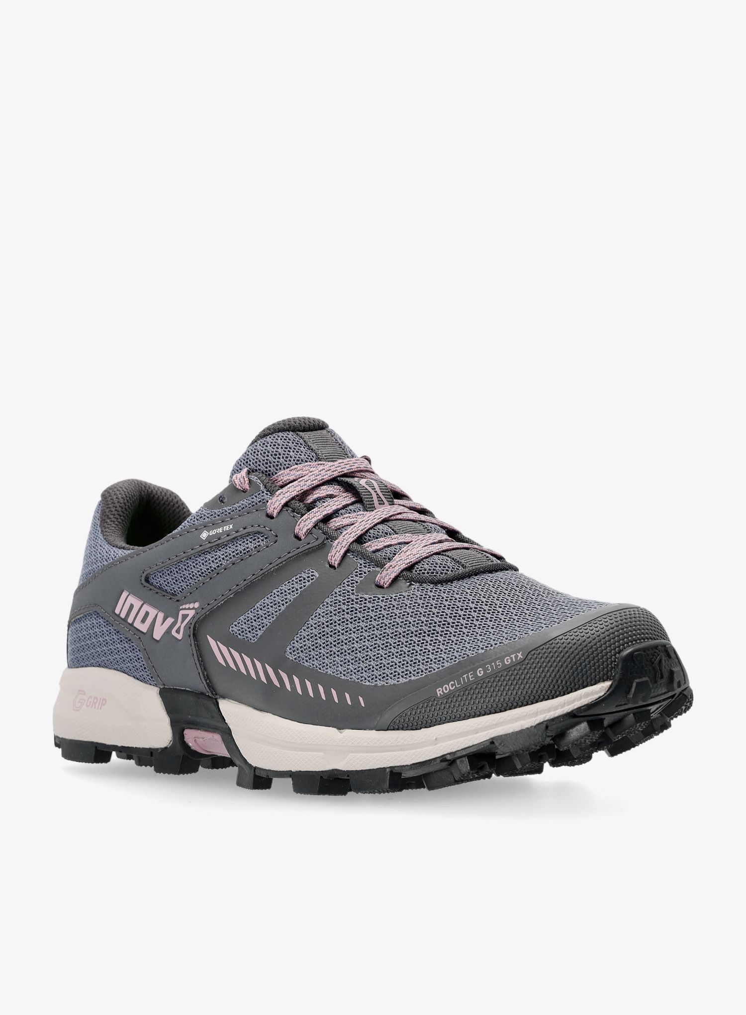 Ženski pohodniški čevlji Inov-8 Roclite G 315 GTX V2 - purple/grey/lilac