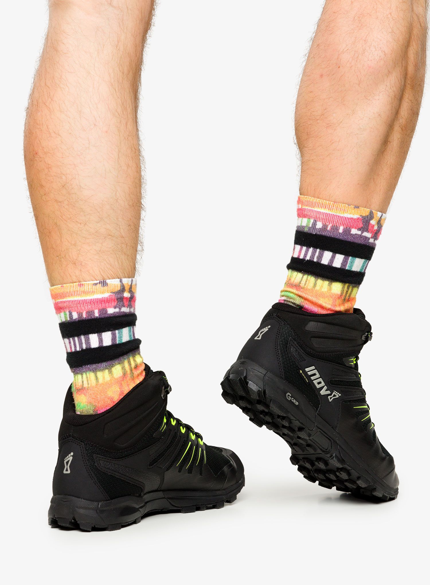 Pohodniški čevlji Inov-8 Roclite G 345 GTX V2 - black/lime