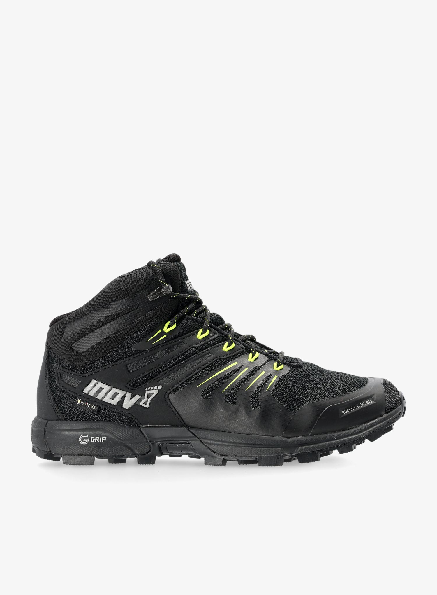 Pohodniški čevlji Inov-8 Roclite G 345 GTX V2 - black/lime