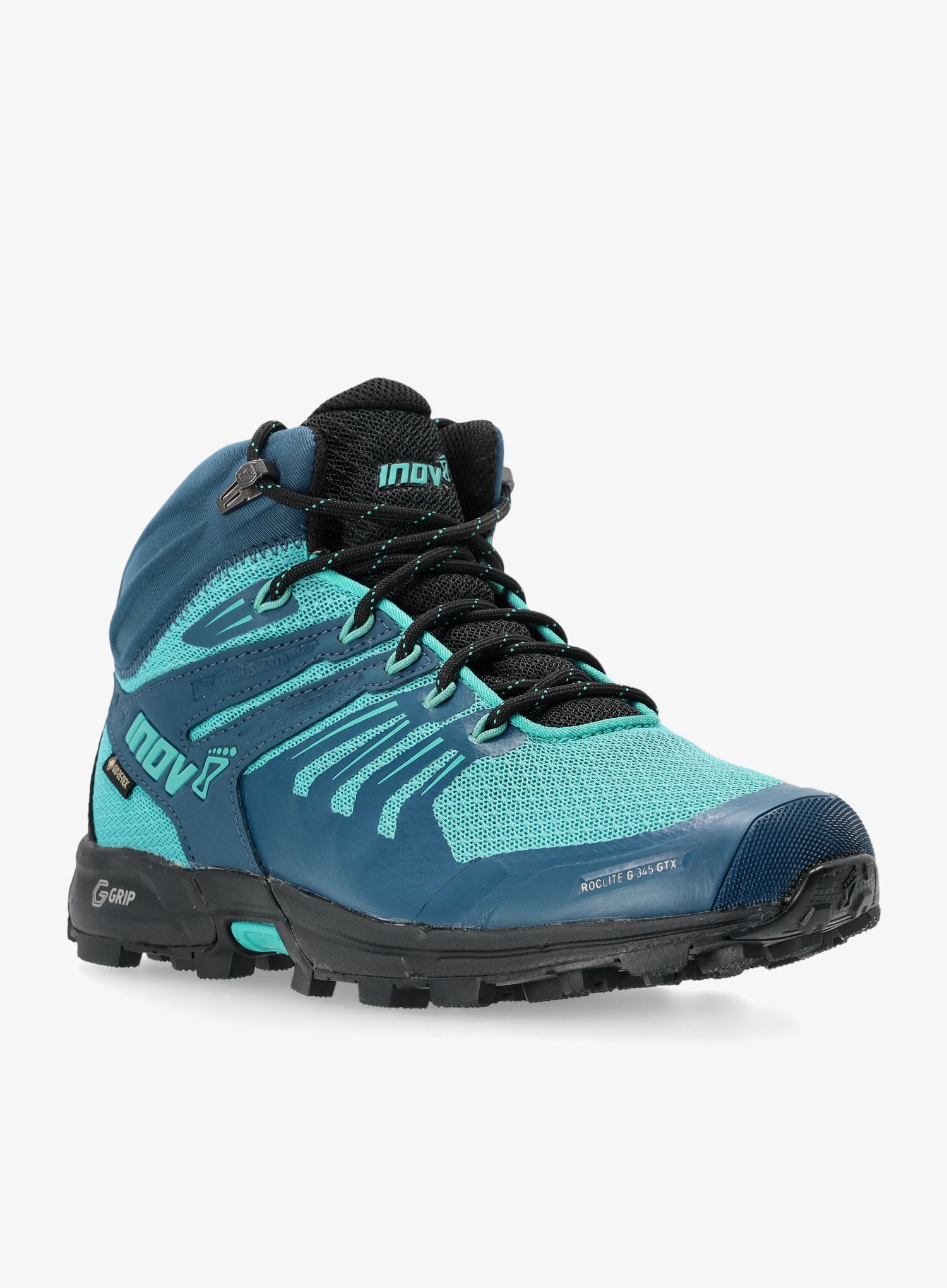 Ženski treking čevlji Inov-8 Roclite G 345 GTX V2 - teal/navy