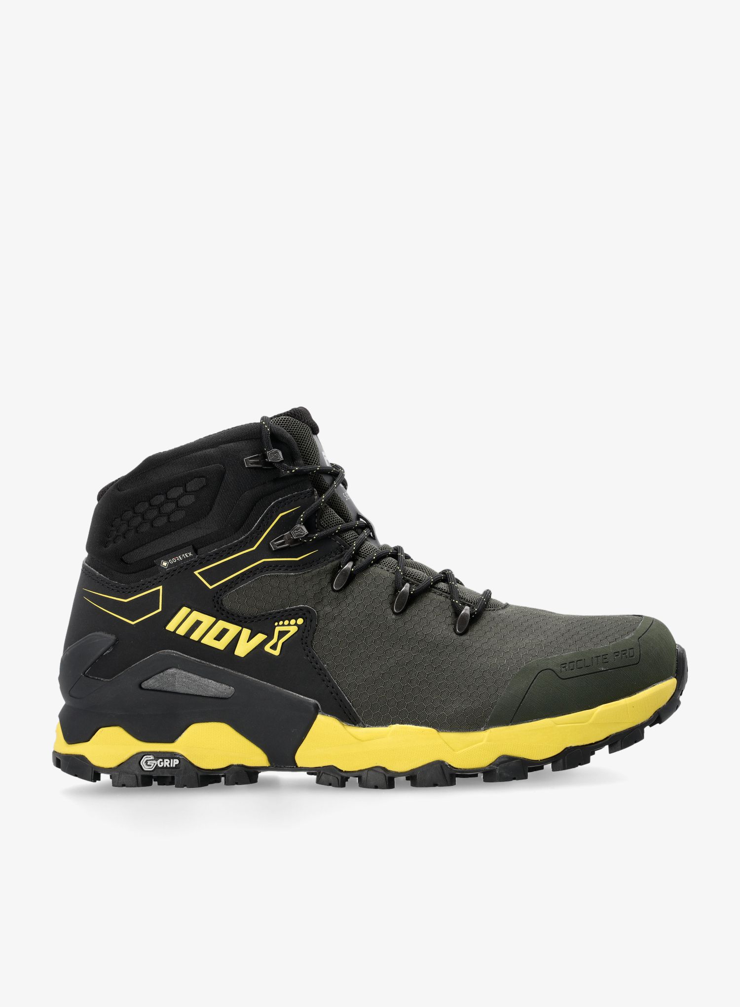 Pohodniški čevlji Inov-8 Roclite Pro G 400 GTX V2 - olive/black/yellow
