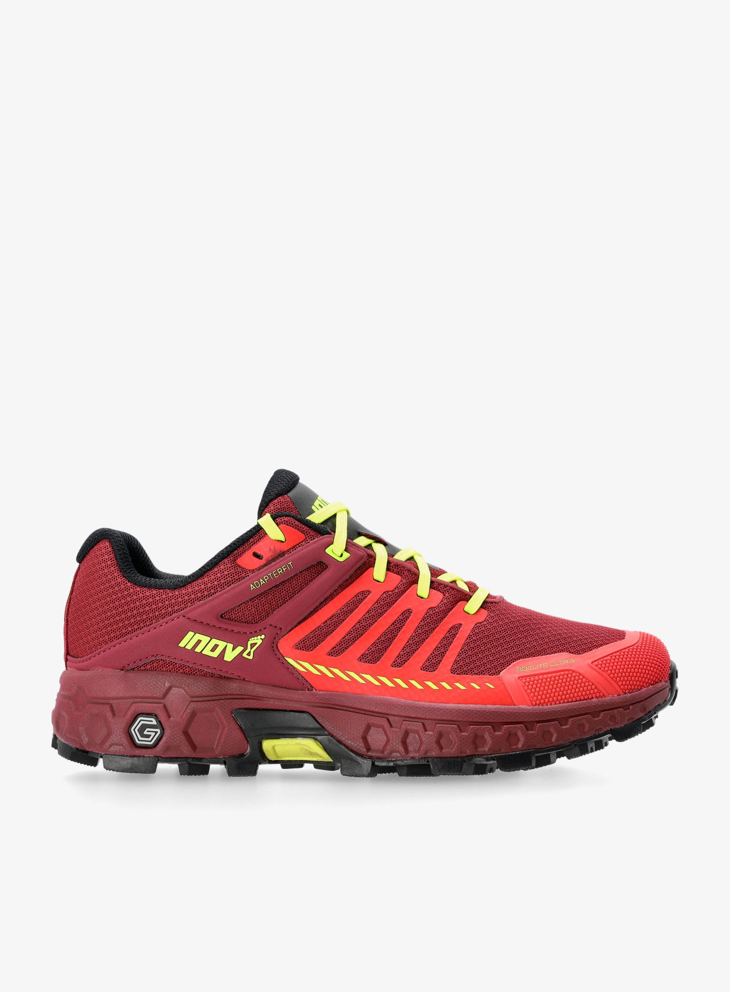 Trail tekaški čevlji Inov-8 Roclite Ultra G 320 - dark red/red/yellow