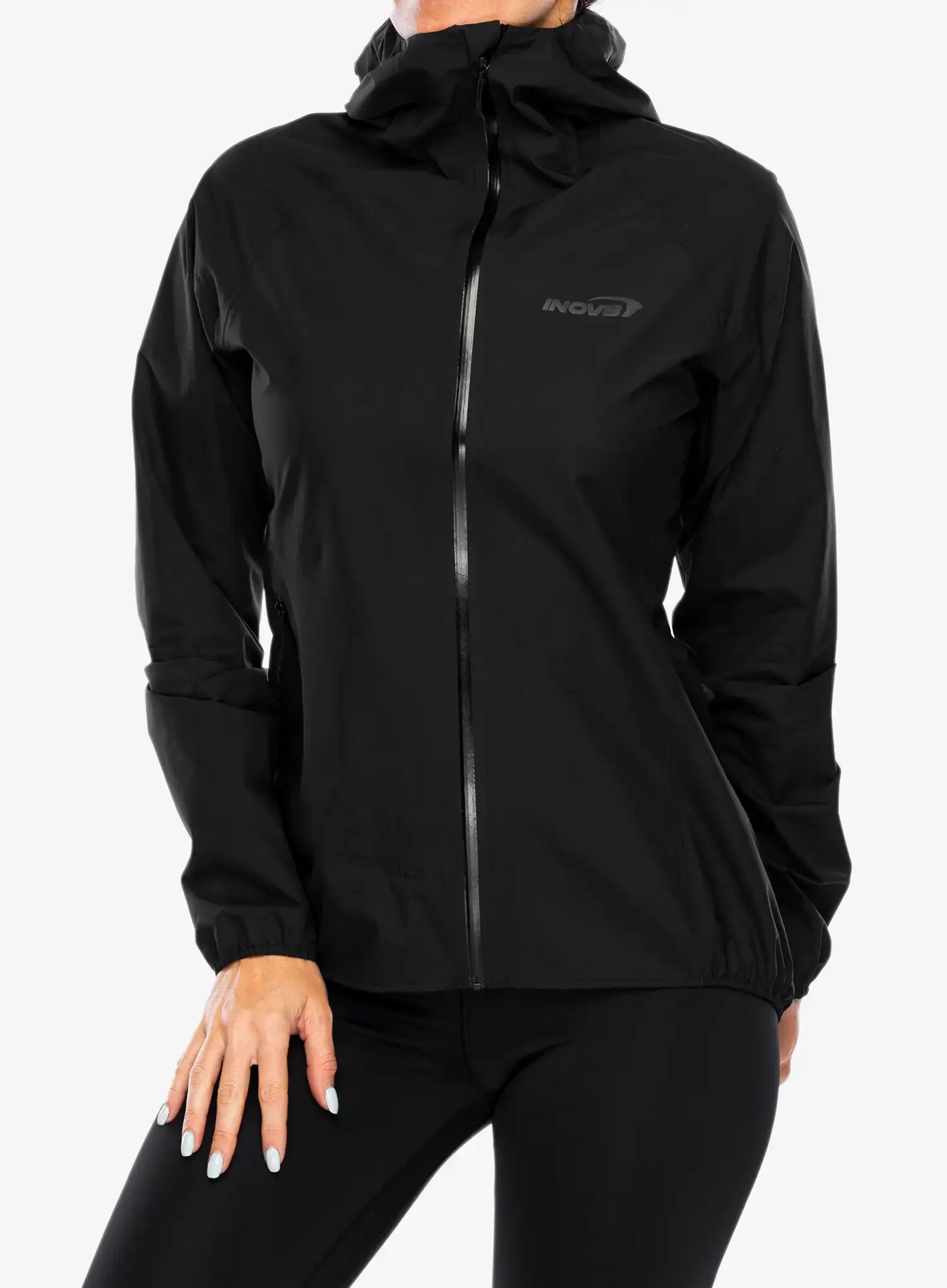 Ženska jakna za tek Inov-8 Stormshell FZ V2 - black