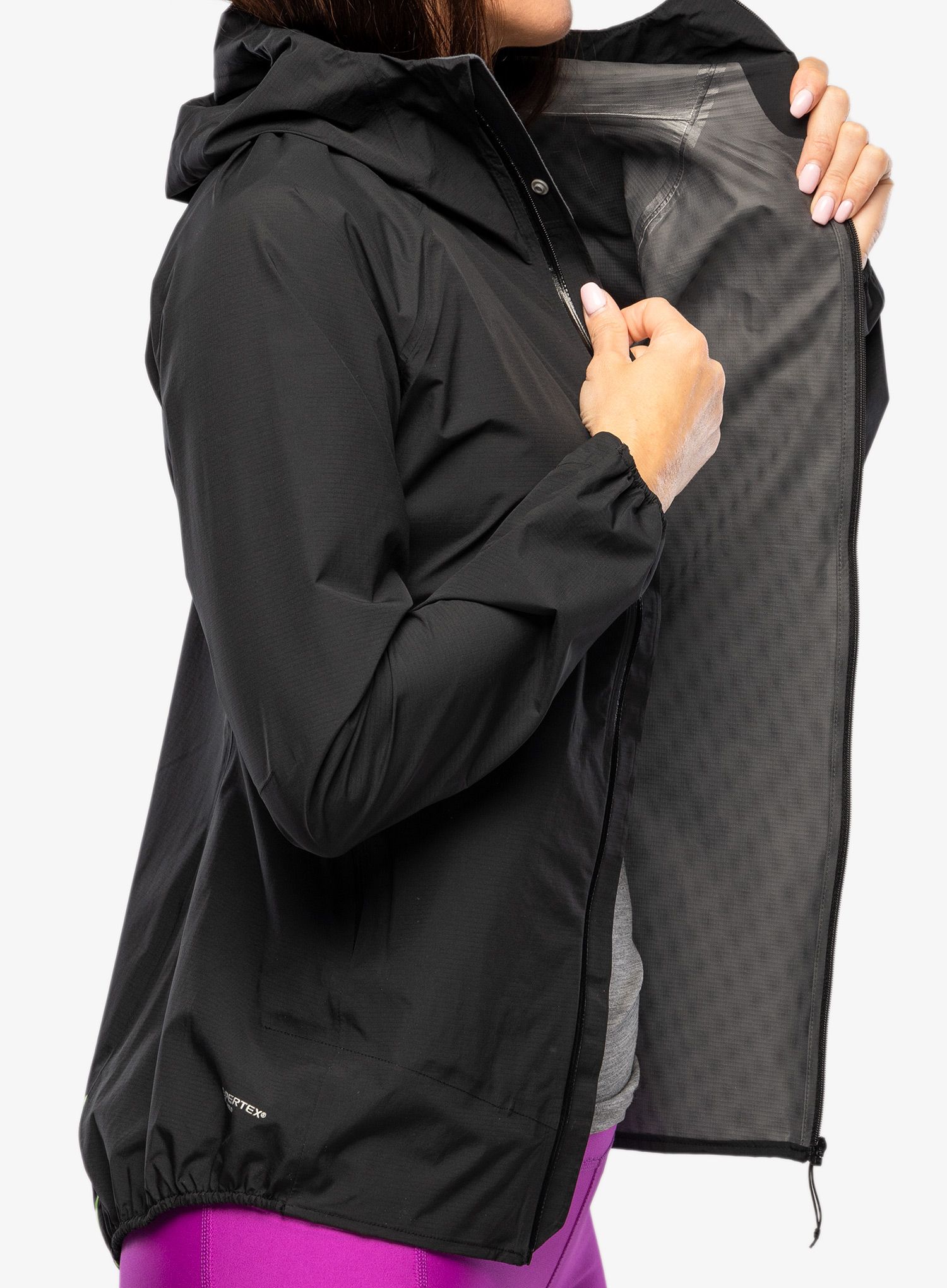 Ženska jakna za tek Inov-8 Stormshell FZ V2 - black