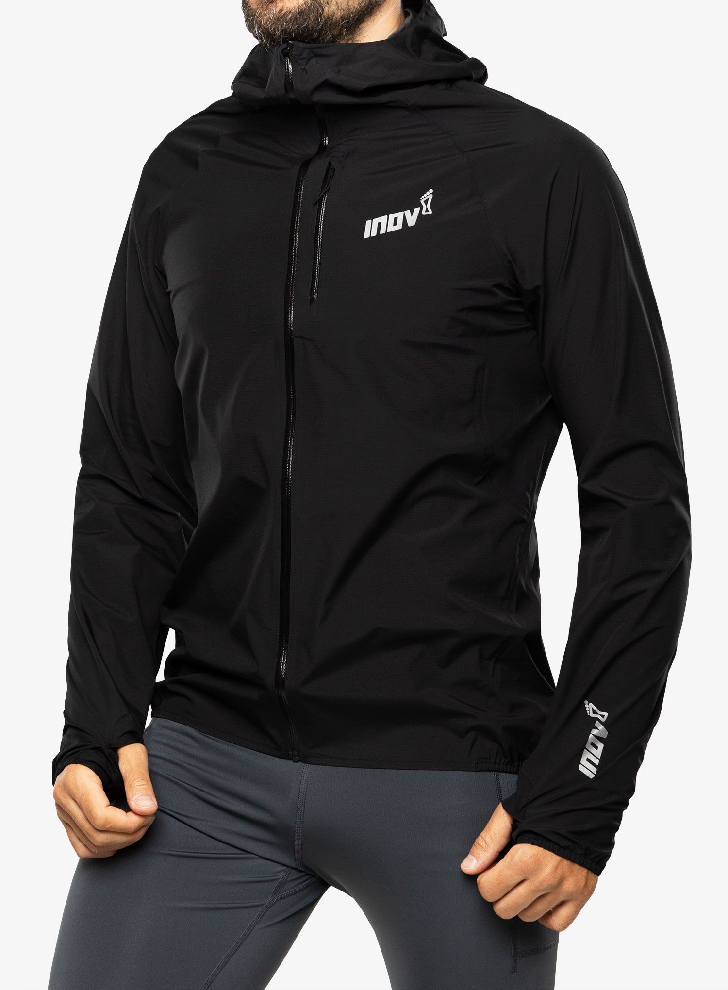 Jakna za tek Inov-8 Stormshell FZ V2 - black