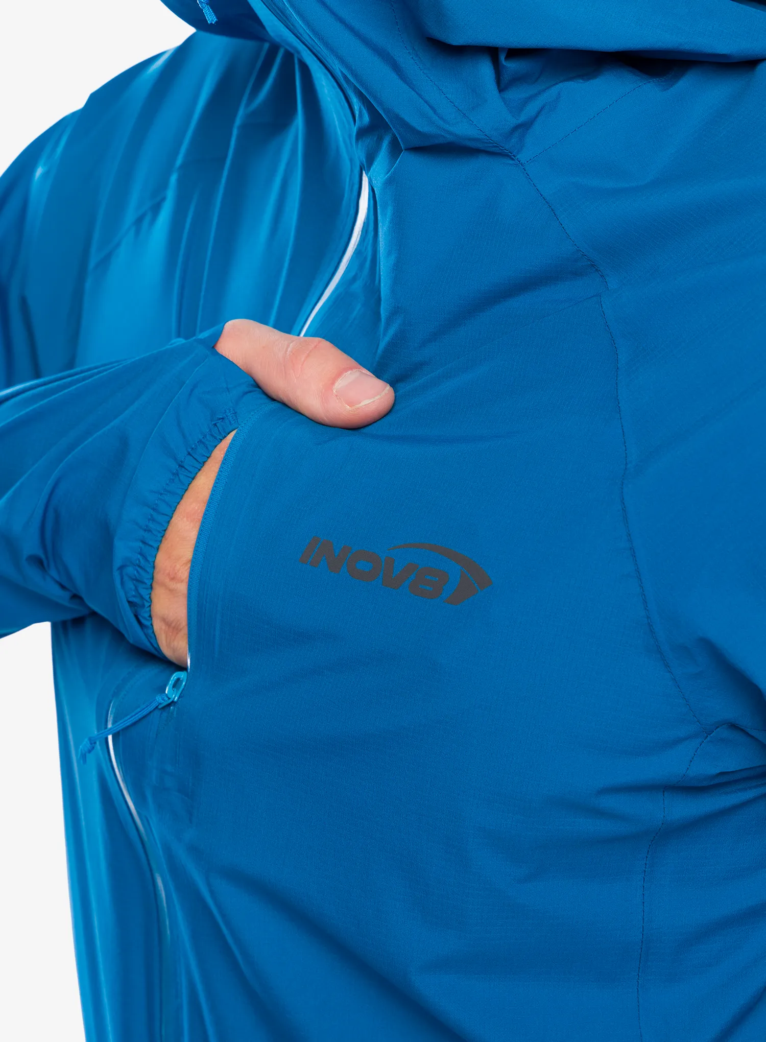 Jakna za tek Inov-8 Stormshell FZ V2 - blue