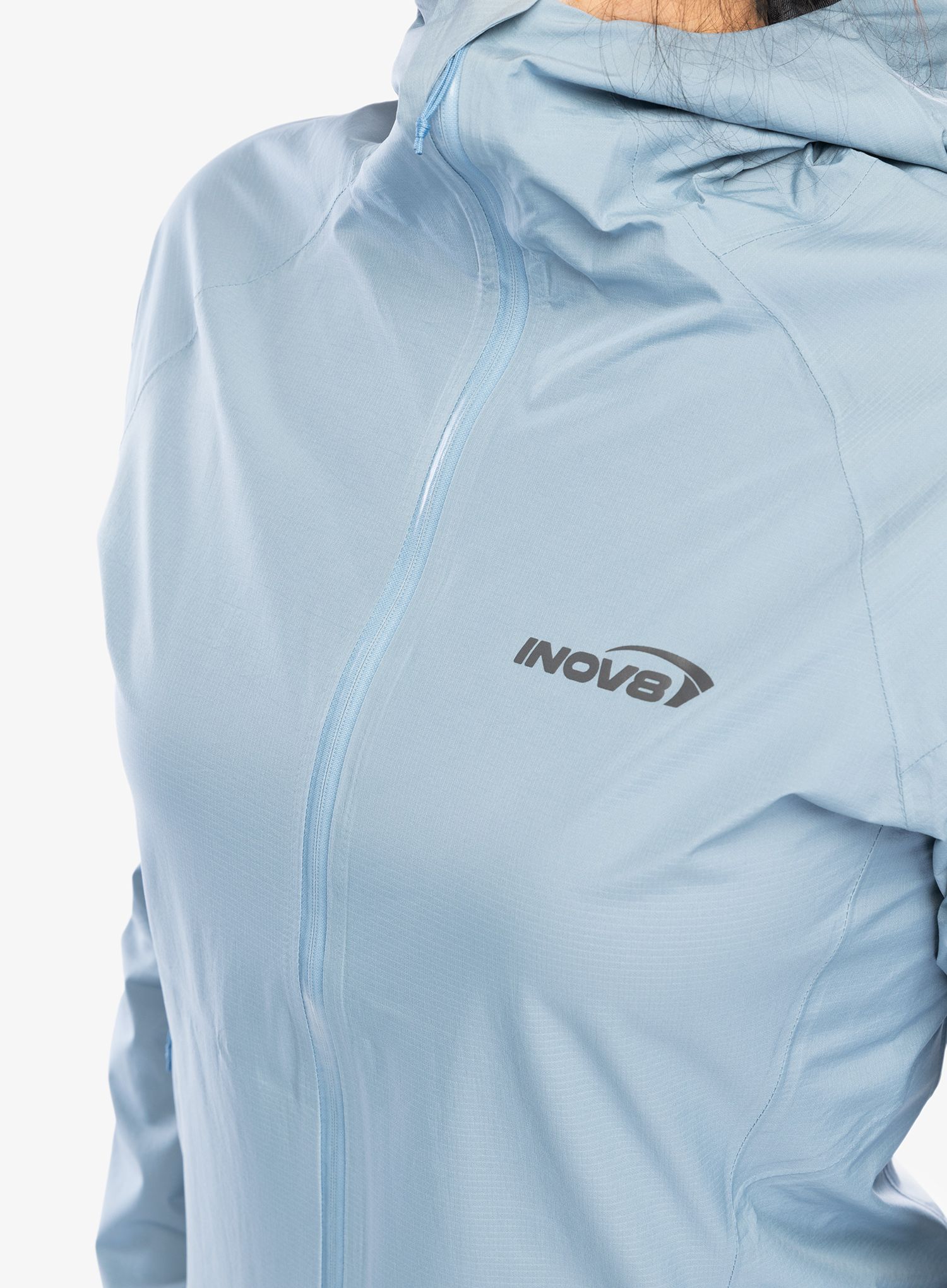 Ženska jakna za tek Inov-8 Stormshell FZ V2 - blue grey