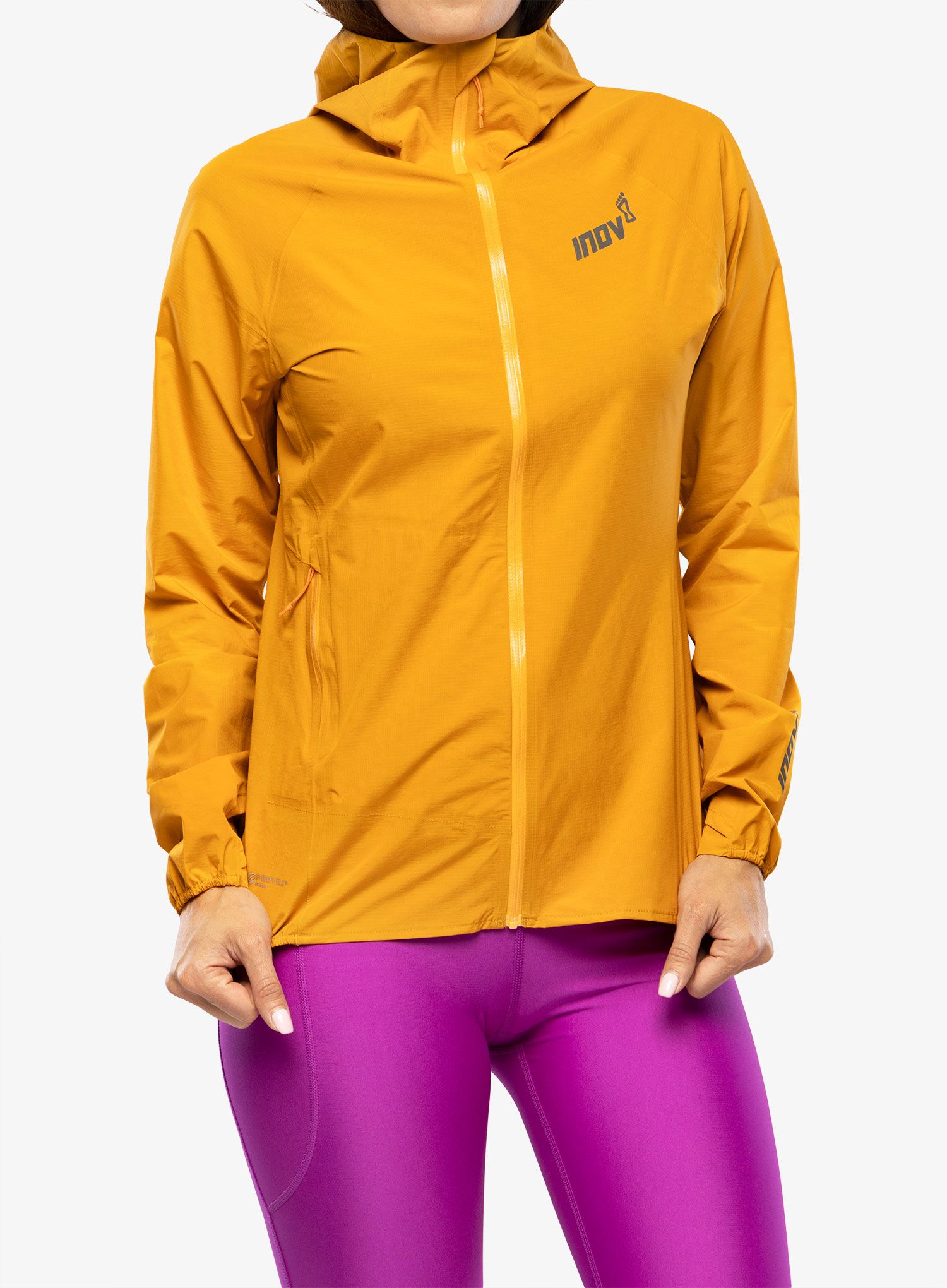 Ženska tekaška jakna Inov-8 Stormshell FZ V2 - nectar