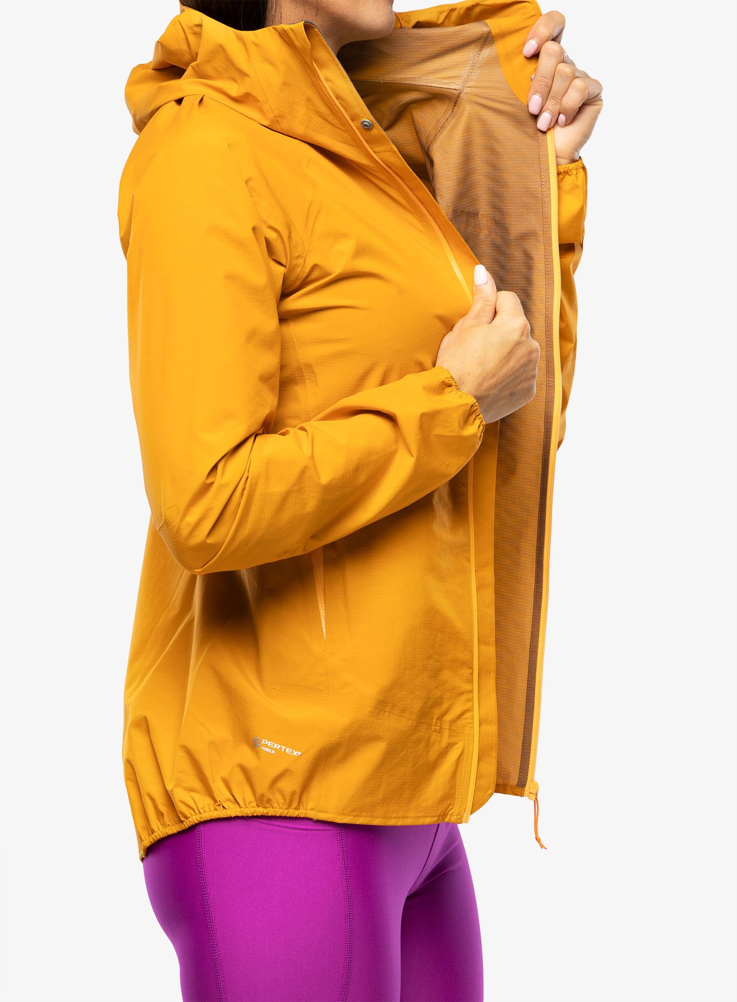 Ženska tekaška jakna Inov-8 Stormshell FZ V2 - nectar