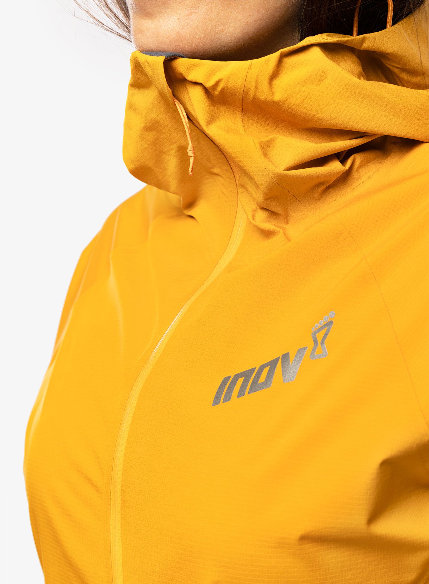 Ženska tekaška jakna Inov-8 Stormshell FZ V2 - nectar