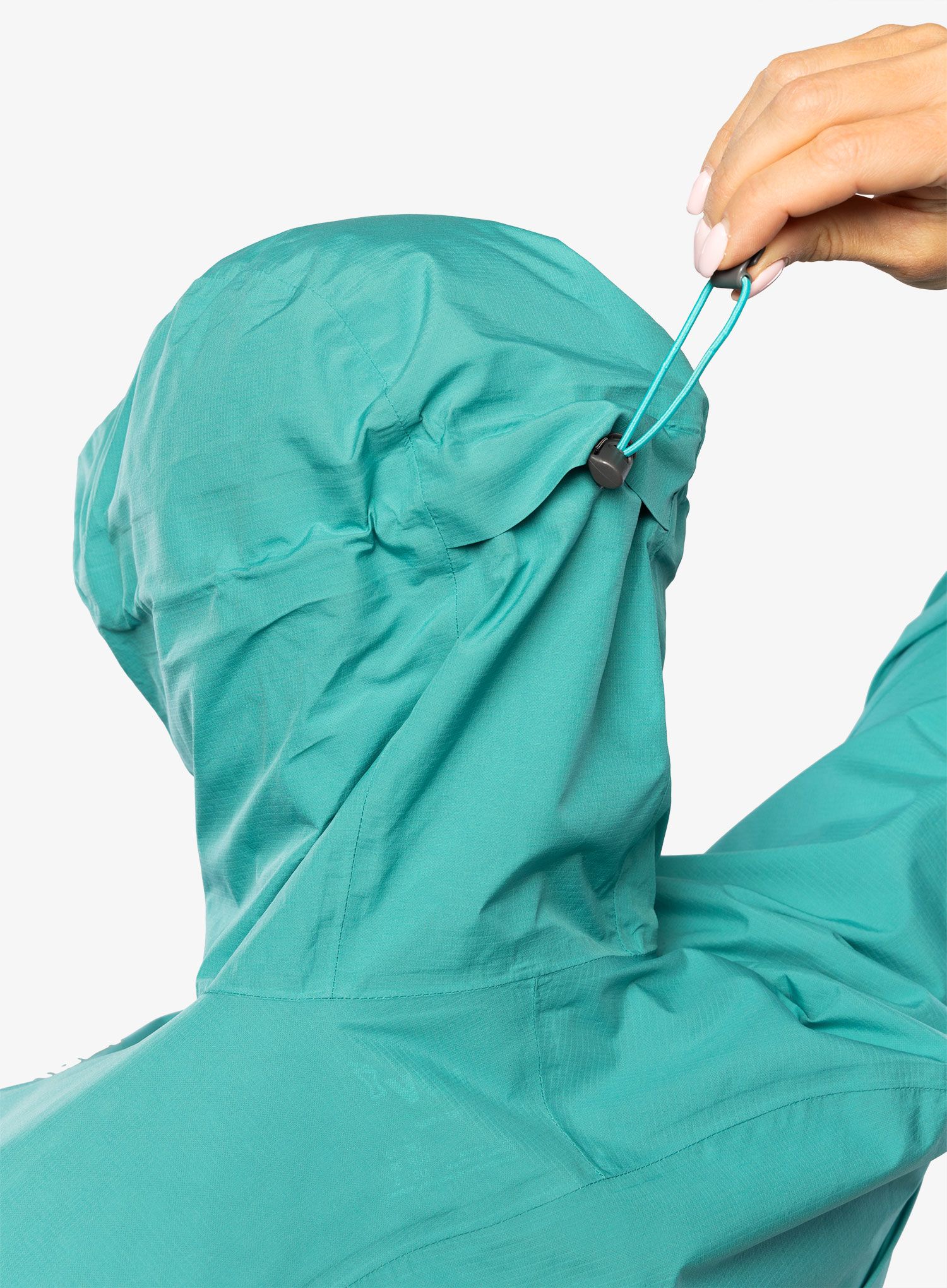 Ženska jakna za tek Inov-8 Stormshell FZ V2 - teal