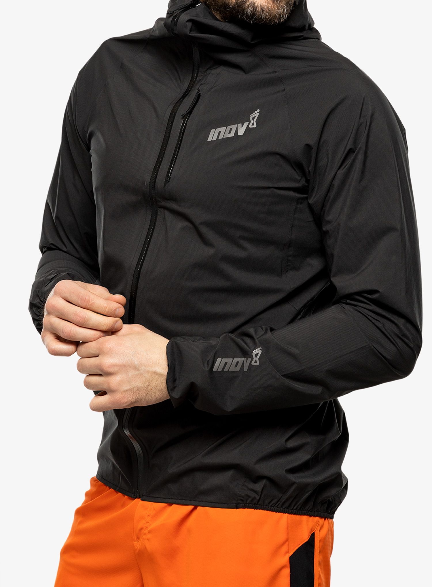 Jakna za tek Inov-8 Stormshell FZ - black