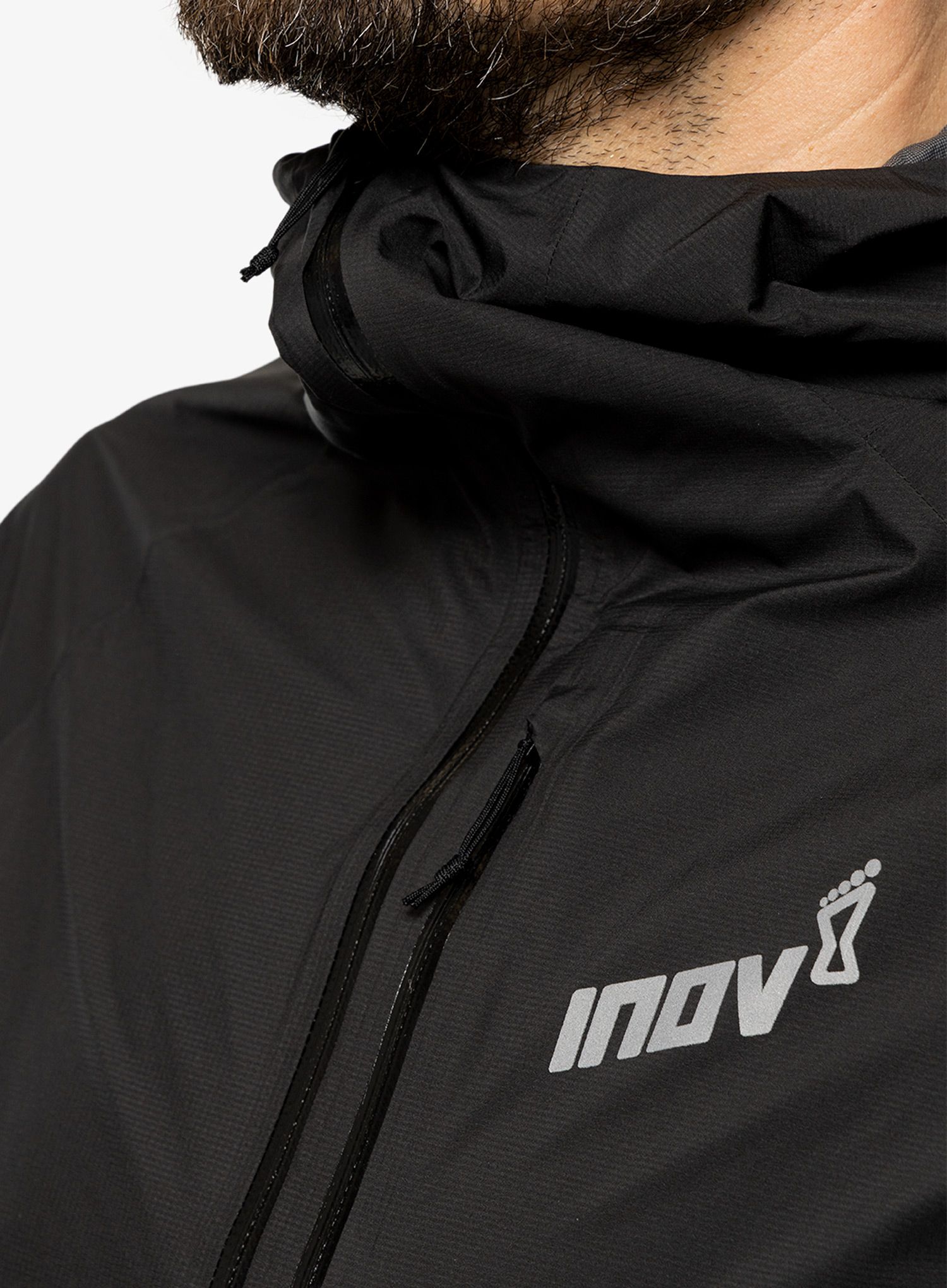 Jakna za tek Inov-8 Stormshell FZ - black