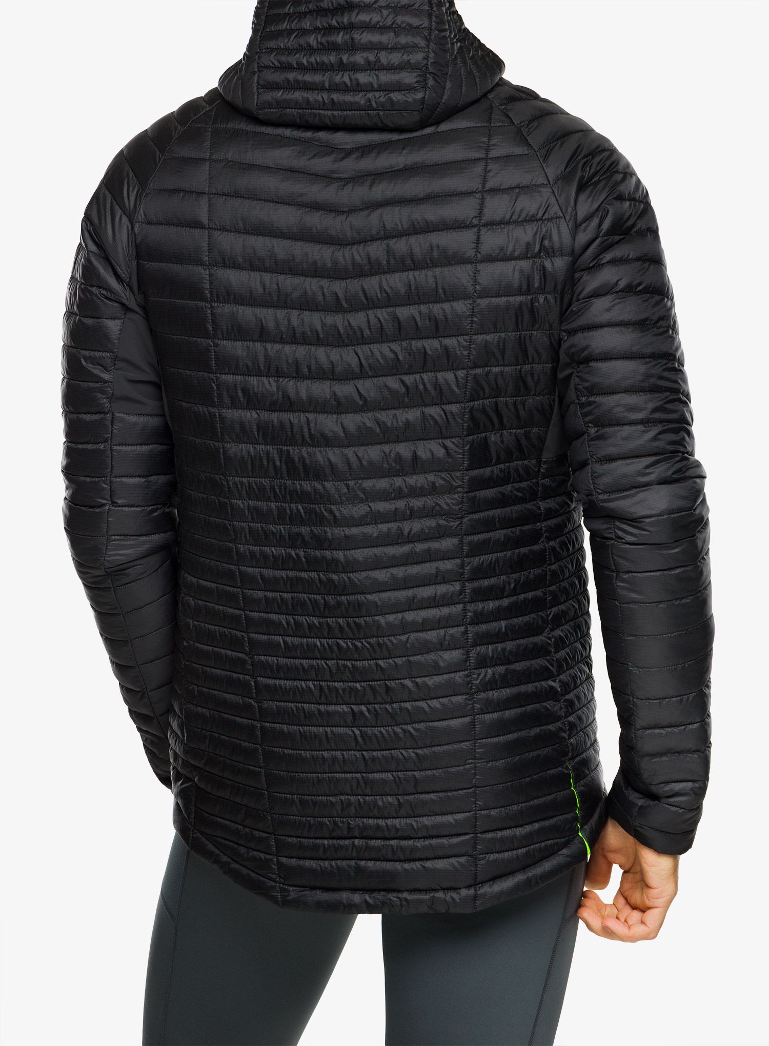 Sintetična jakna Inov-8 Thermoshell Pro Full-Zip - black/green