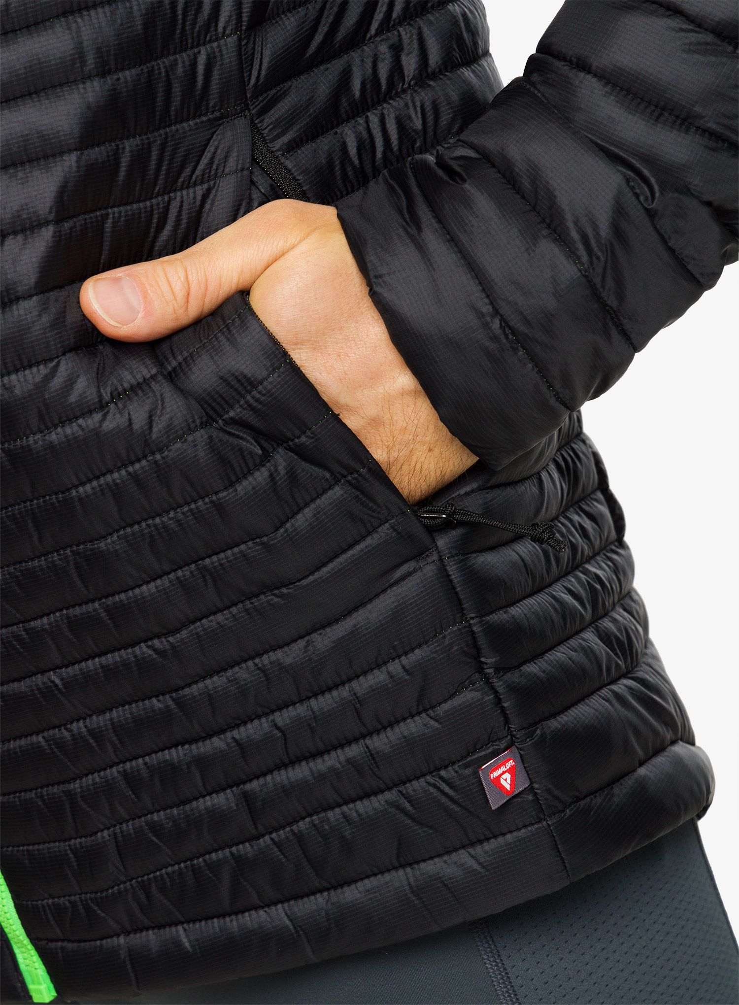 Sintetična jakna Inov-8 Thermoshell Pro Full-Zip - black/green