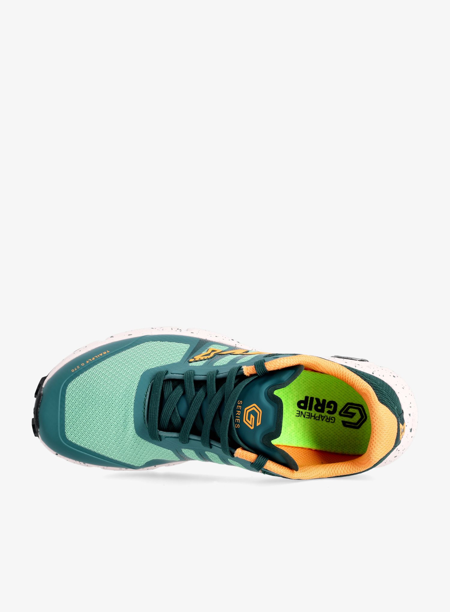 Ženski tekaški čevlji Inov-8 TrailFly G 270 V2 - pine/peach