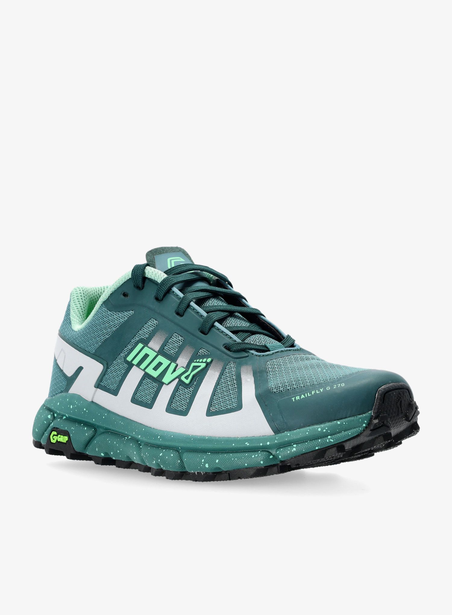 Ženski tekaški čevlji Inov-8 TrailFly G 270 - pine/mint
