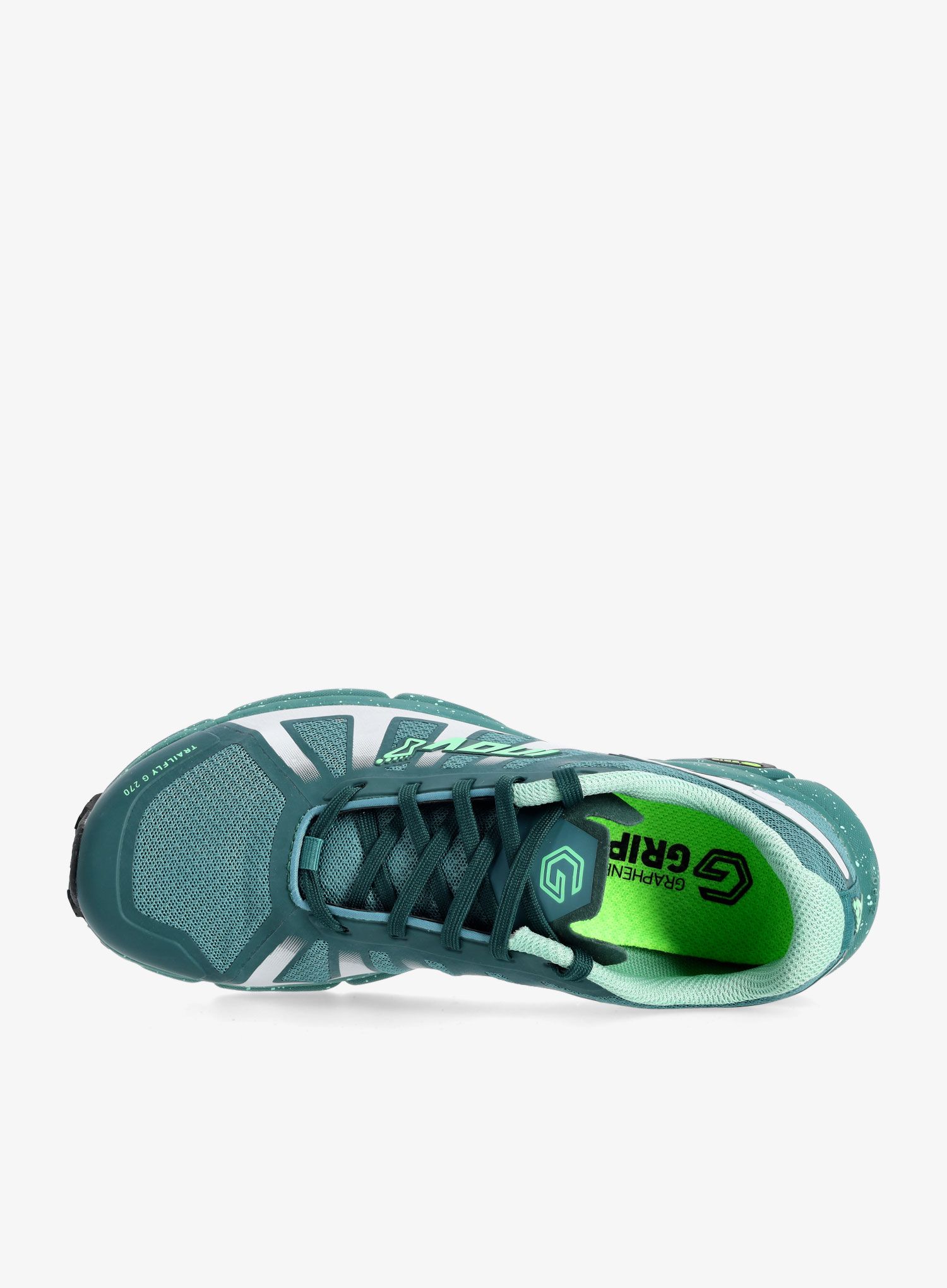 Ženski tekaški čevlji Inov-8 TrailFly G 270 - pine/mint