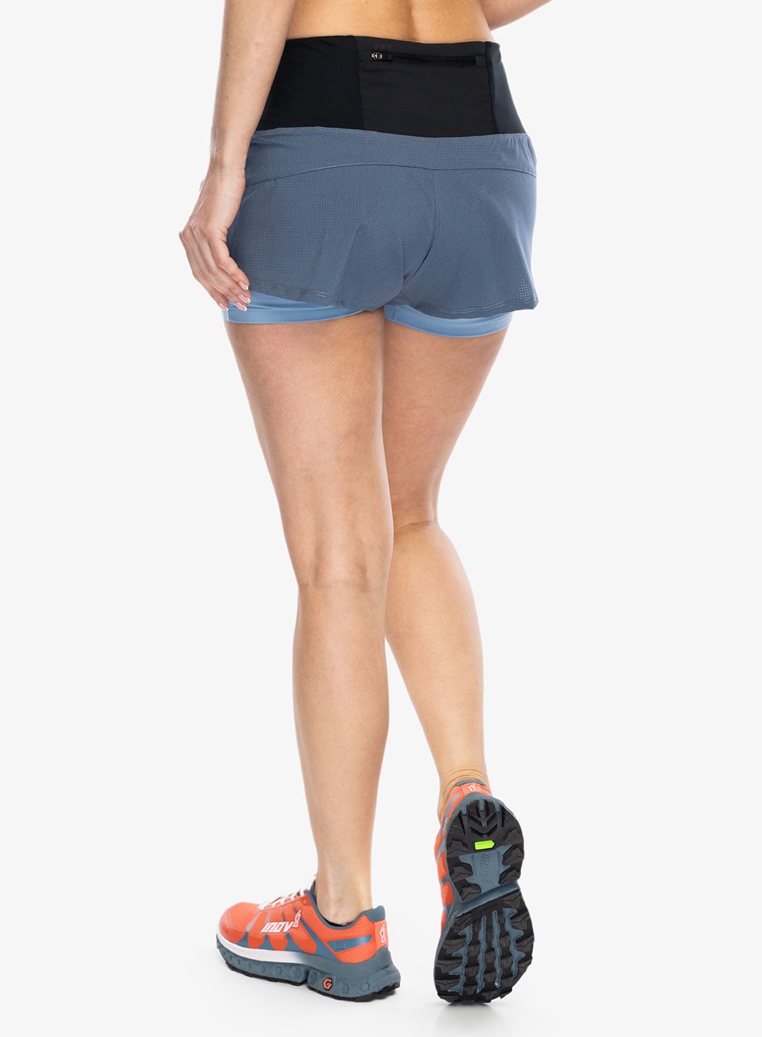 Ženske tekaške kratke hlače Inov-8 Trailfly Ultra 3 2in1 Short - slate/blue grey