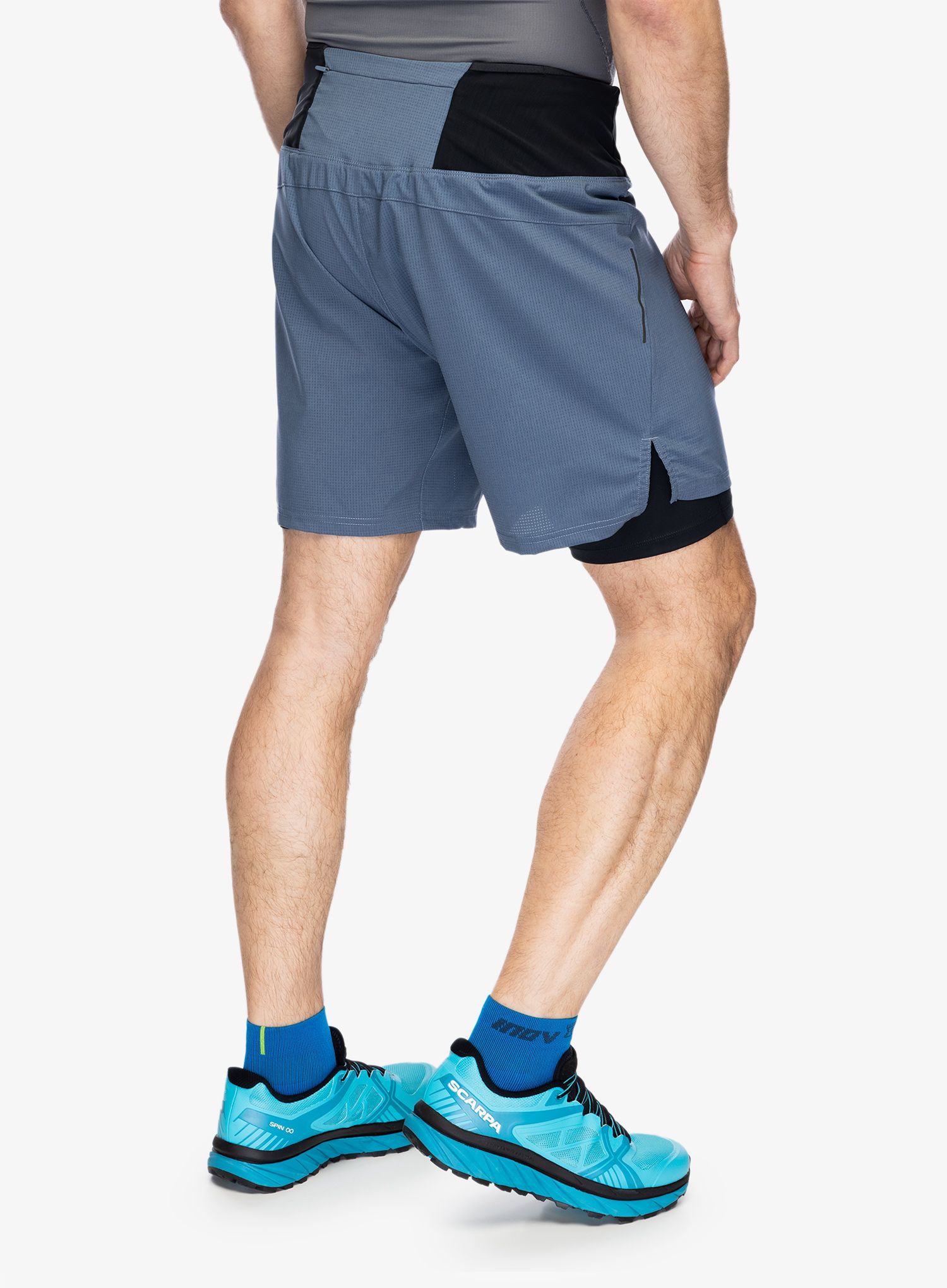 Tekaške kratke hlače Inov-8 Trailfly Ultra 7 2in1 Short - slate