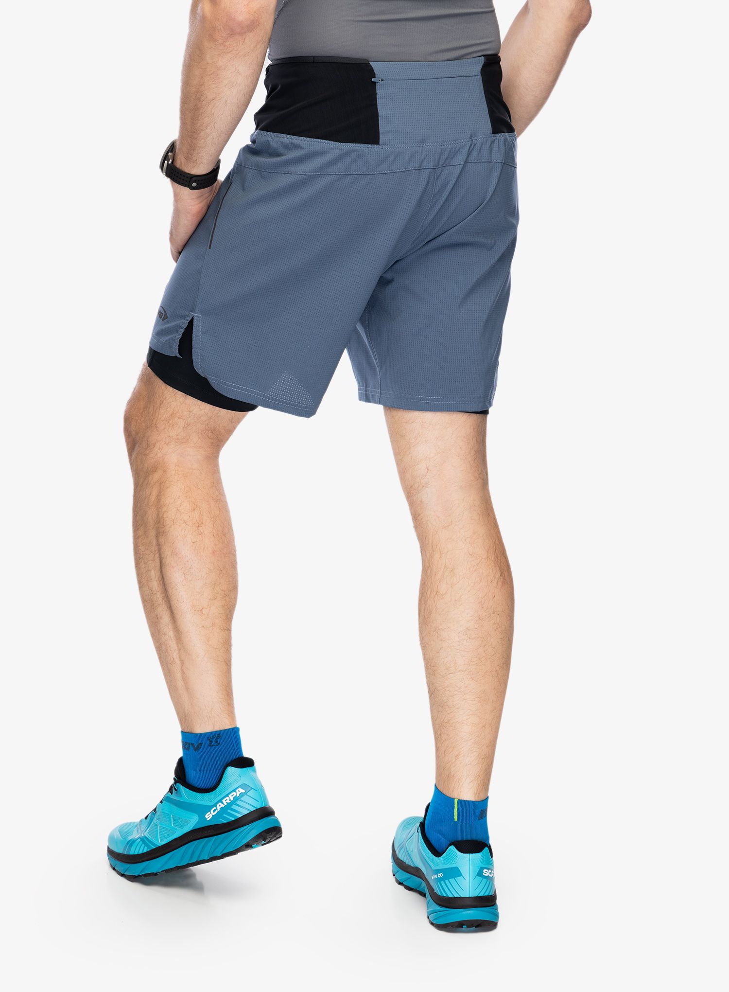 Tekaške kratke hlače Inov-8 Trailfly Ultra 7 2in1 Short - slate