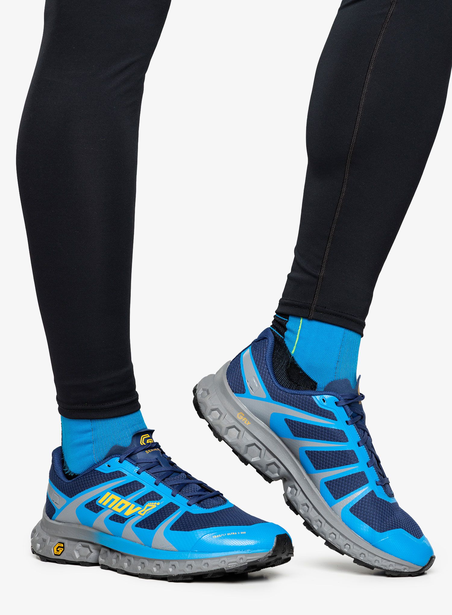 Trail tekaški čevlji Inov-8 Trailfly Ultra G 300 Max  - blue/grey/nectar