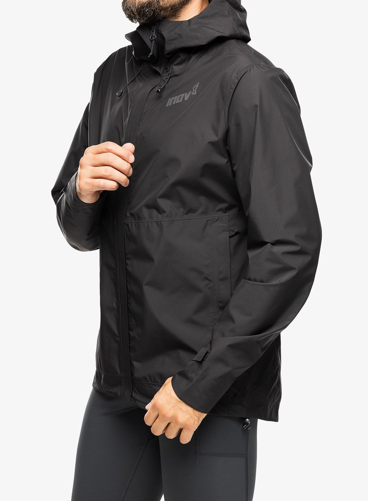 Nepremočljiva jakna Inov-8 Trailshell Jacket - graphite