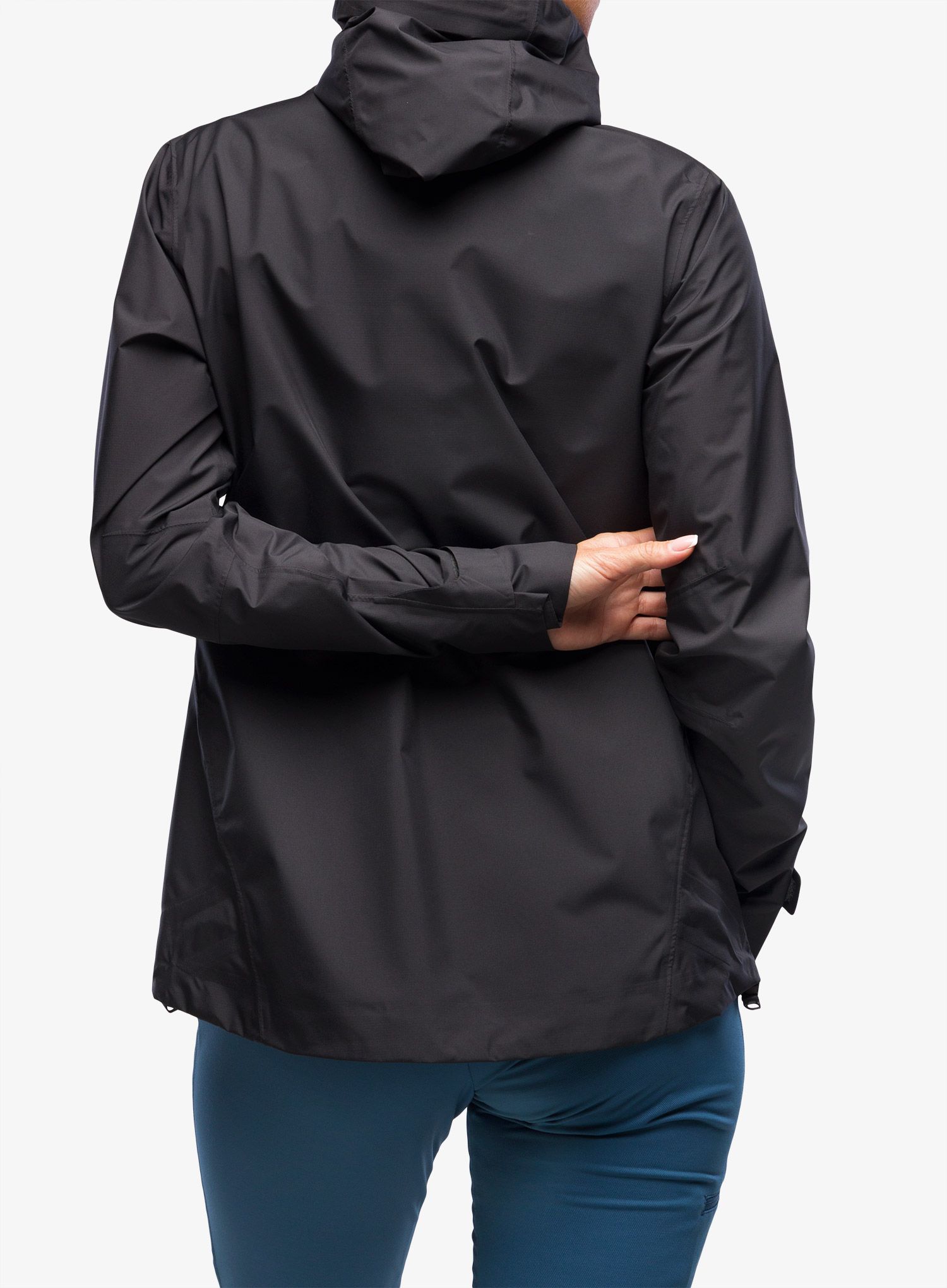 Ženska nepremočljiva jakna Inov-8 Trailshell Jacket - graphite/graphite