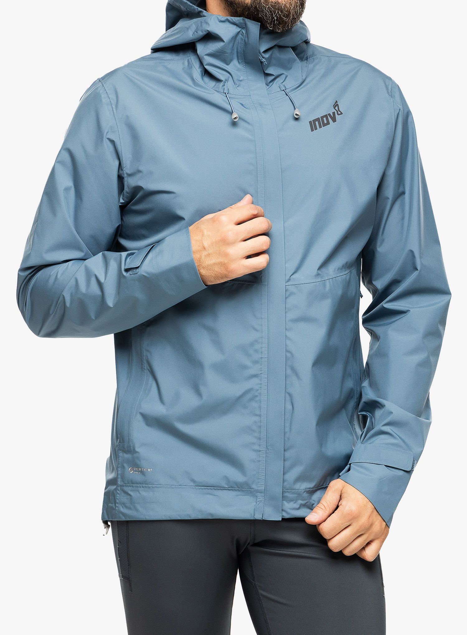Nepremočljiva jakna Inov-8 Trailshell Jacket - slate