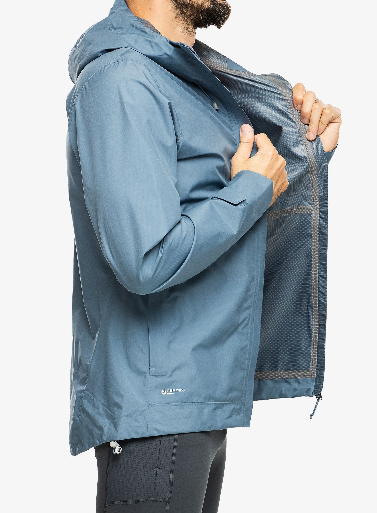 Nepremočljiva jakna Inov-8 Trailshell Jacket - slate