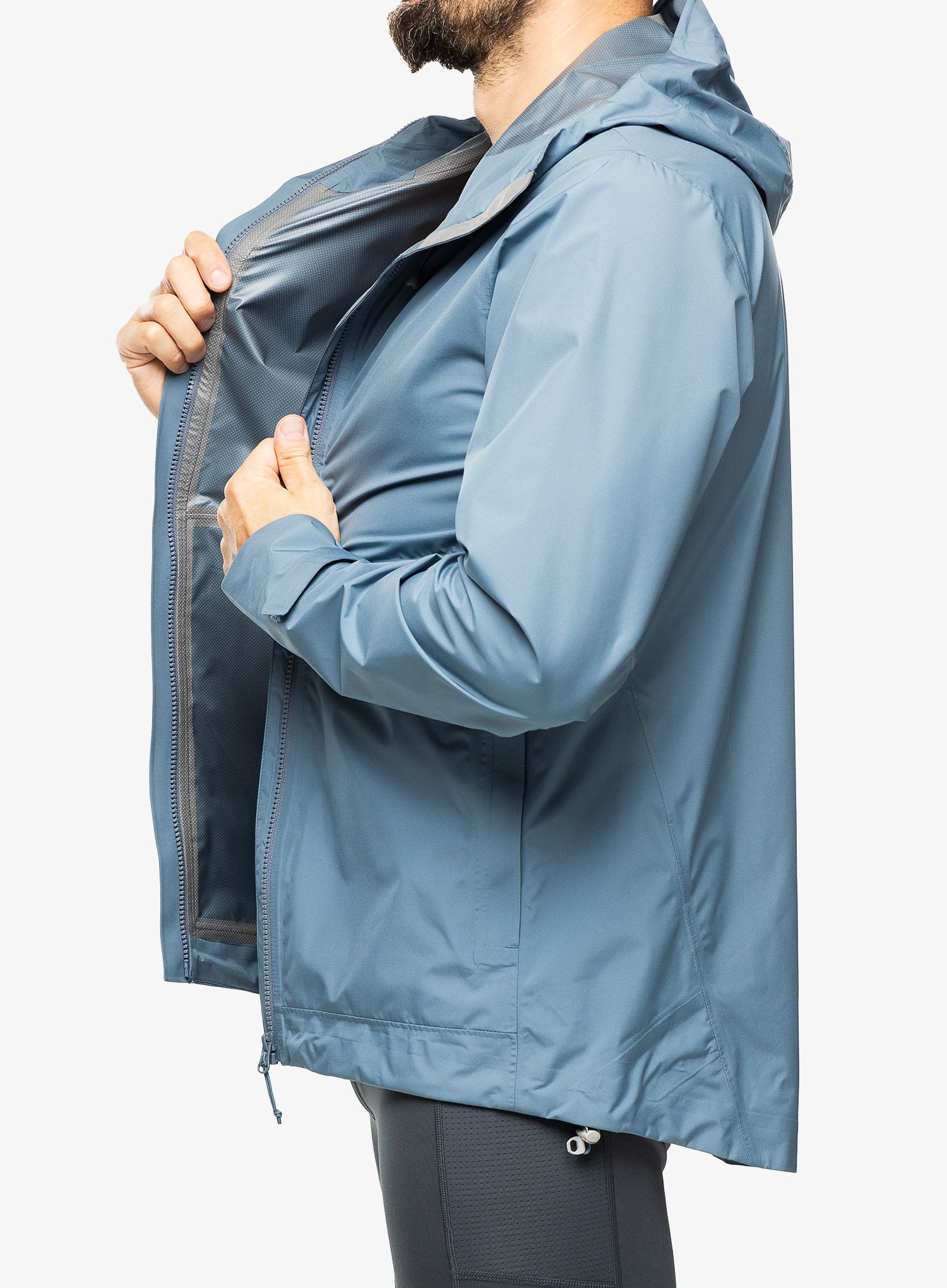 Nepremočljiva jakna Inov-8 Trailshell Jacket - slate