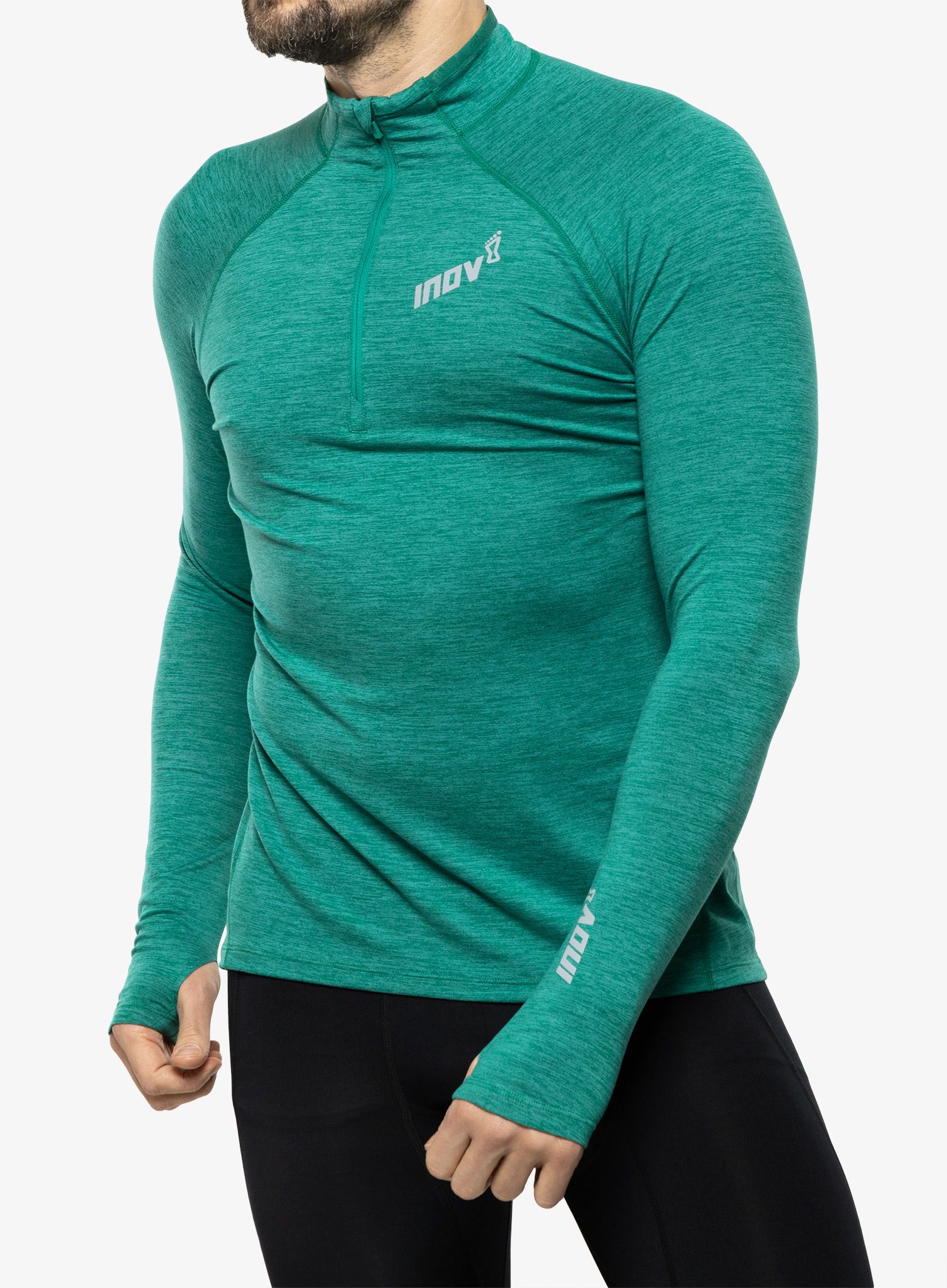Jopica z zadrgo Inov-8 Train Elite Mid HZ - dark green