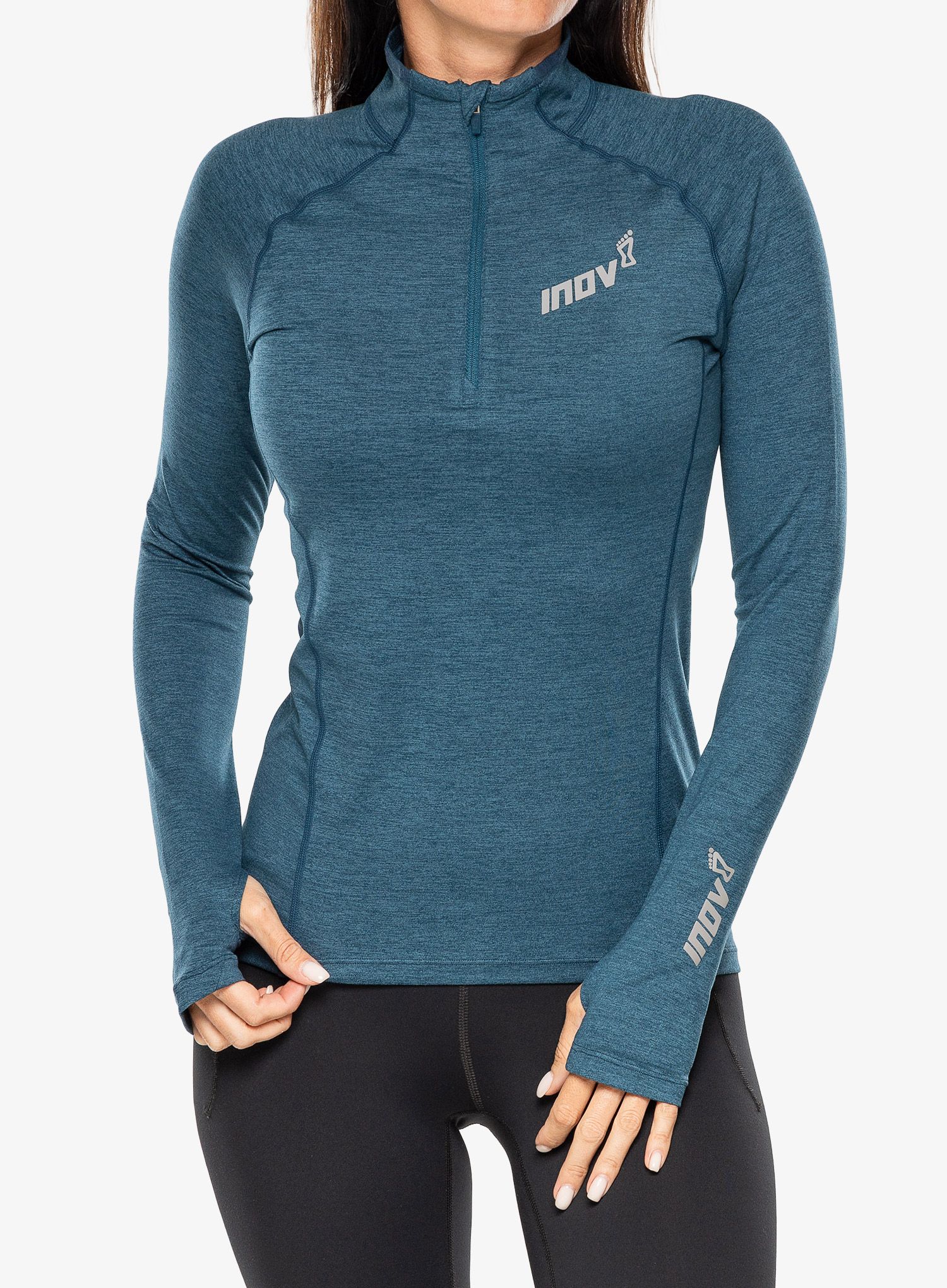 Ženska tekaška jopica Inov-8 Train Elite Mid LSZ - navy