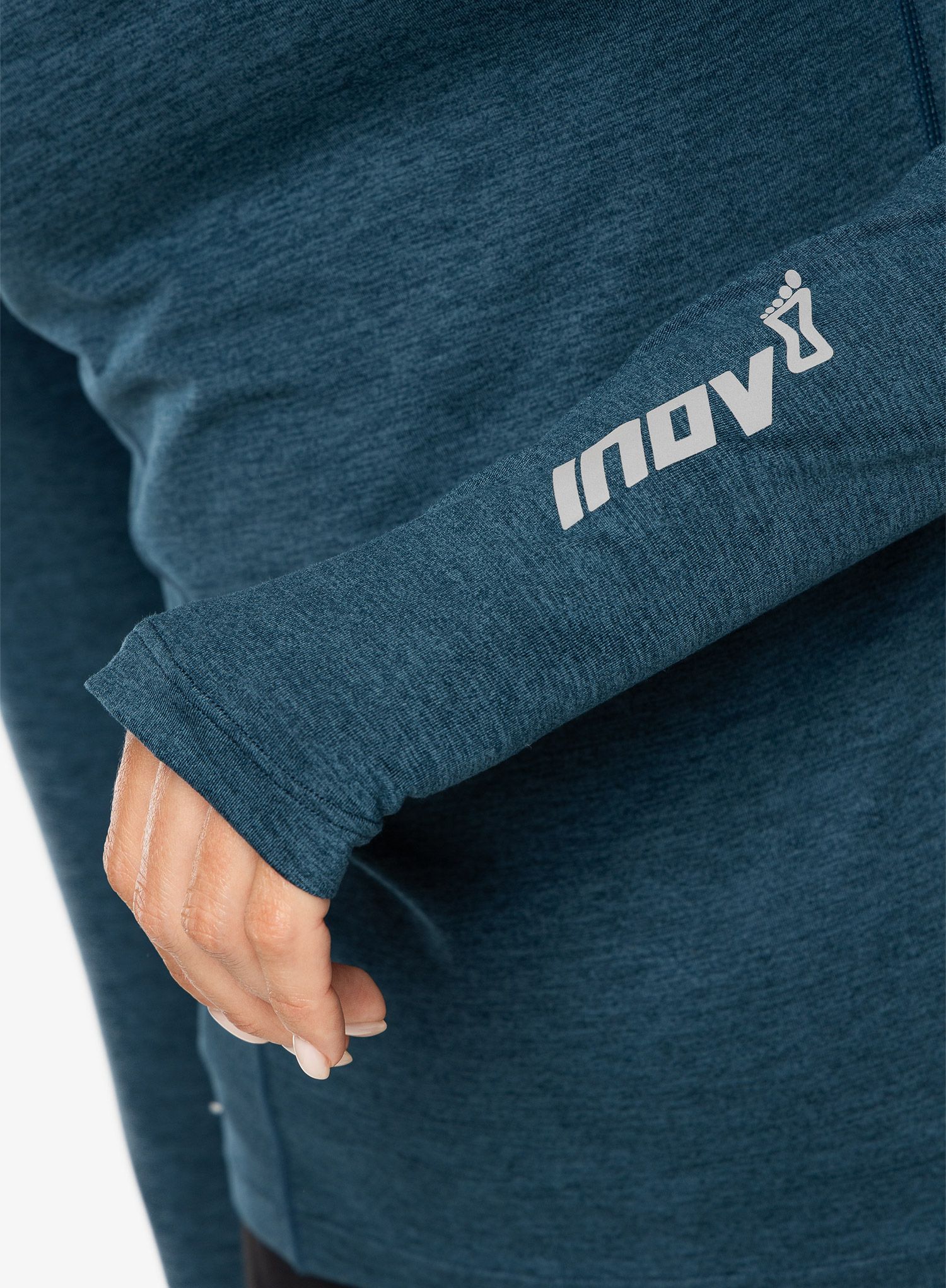 Ženska tekaška jopica Inov-8 Train Elite Mid LSZ - navy