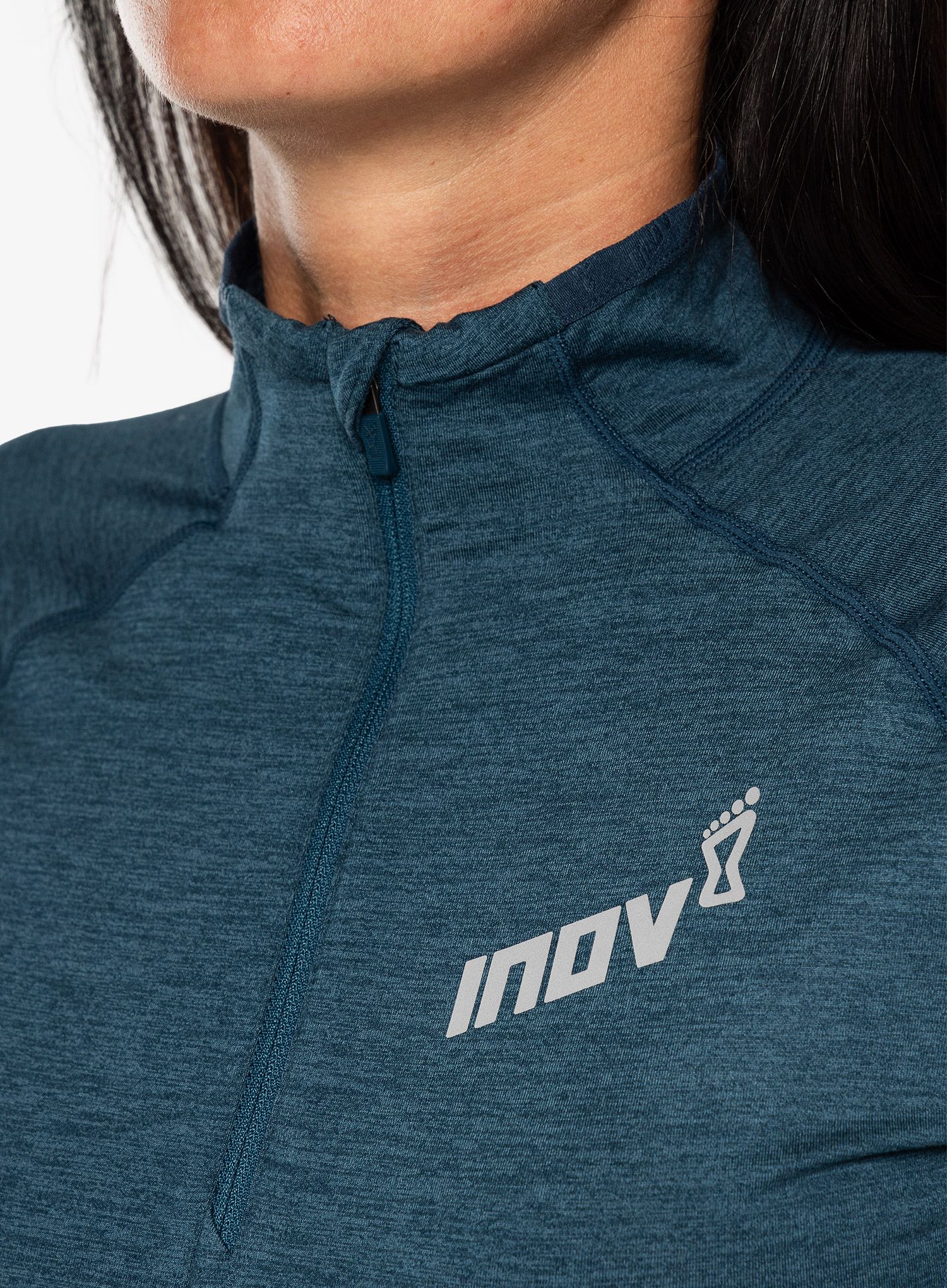Ženska tekaška jopica Inov-8 Train Elite Mid LSZ - navy