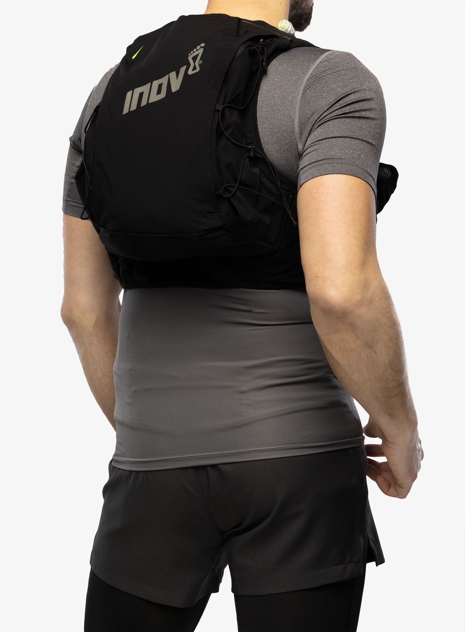 Tekaški brezrokavnik Inov-8 Ultrapack Pro 2in1 - black/green