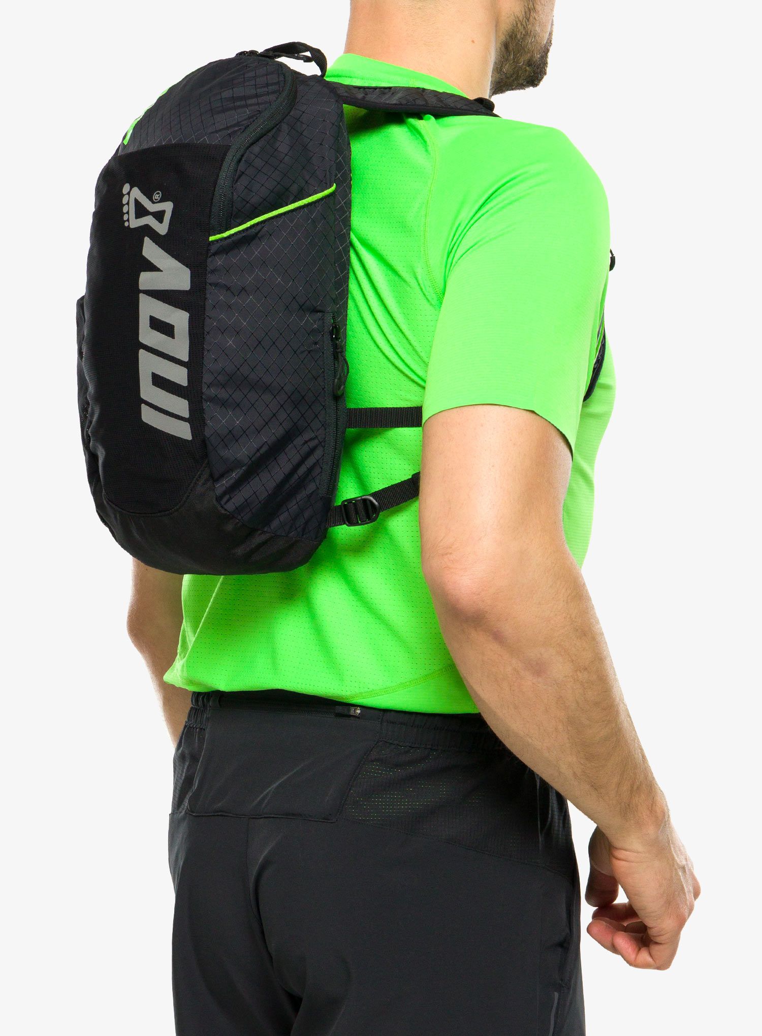 Pohodniški nahrbtnik Inov-8 VentureLite 8 - black/green