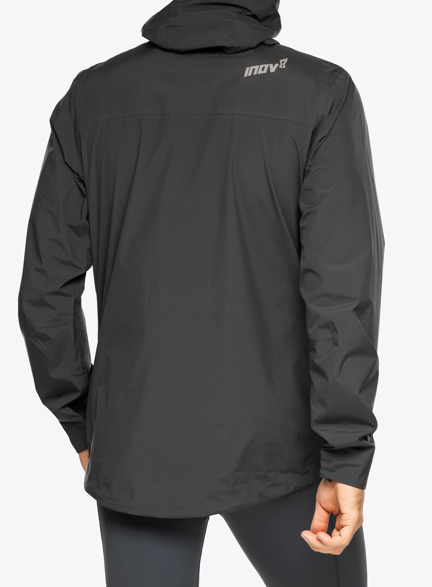 Moška tekaška jakna Inov-8 Venturelite Jacket FZ - graphite/orange