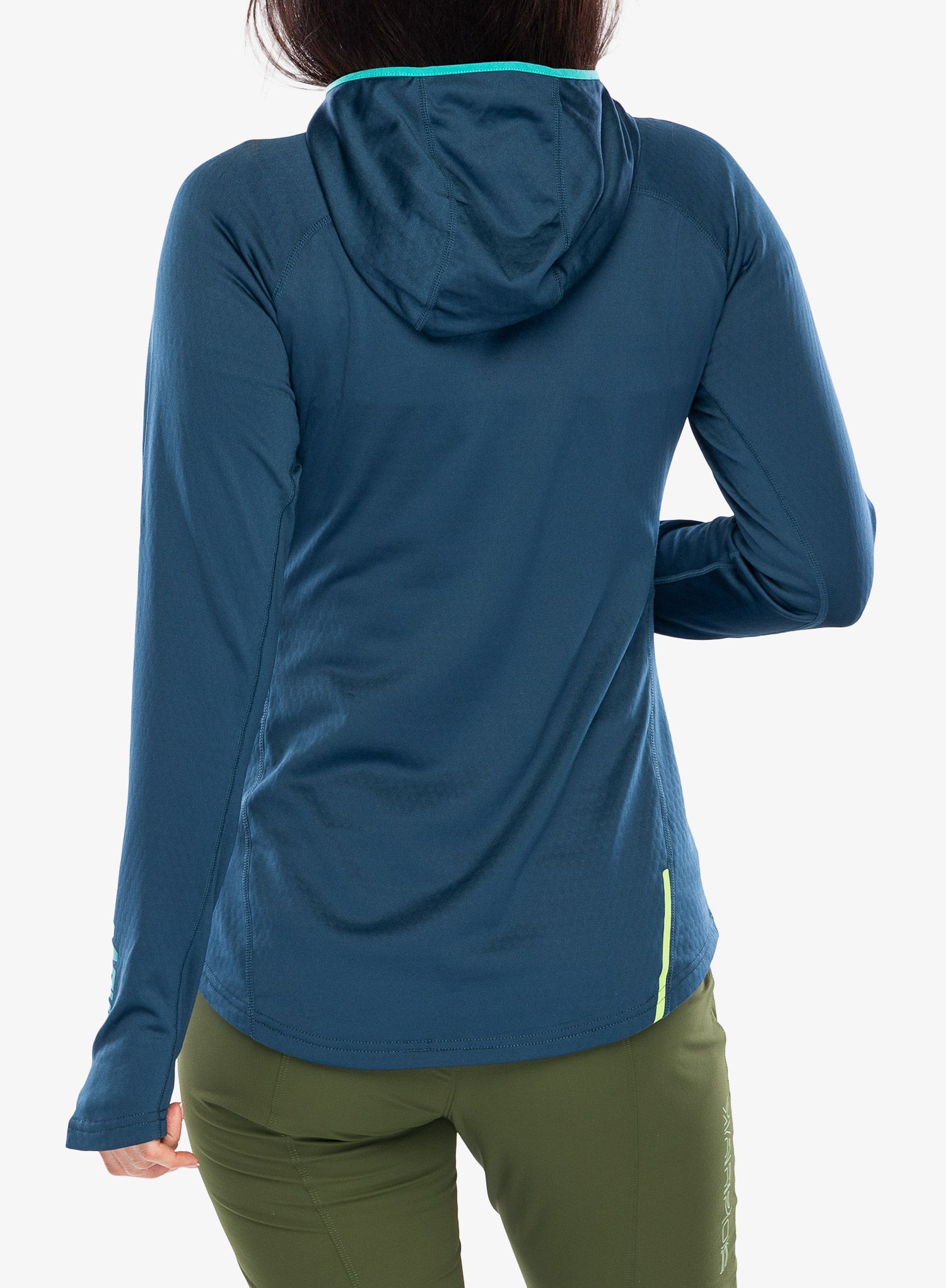Ženski flis Inov-8 Venturelite Mid Hoodie FZ - navy
